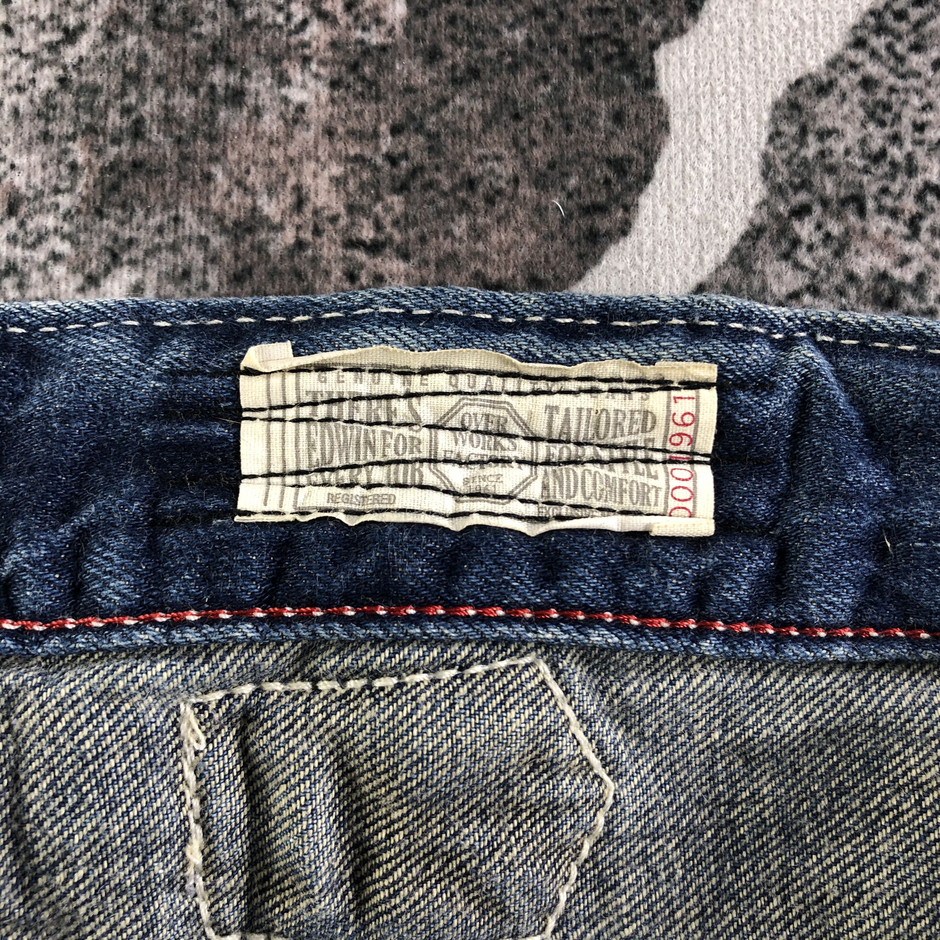 Edwin Vintage Edwin Carpenter Jeans Faded Blue Denim KJ3012 Size US 36 / EU 52 - 9 Thumbnail