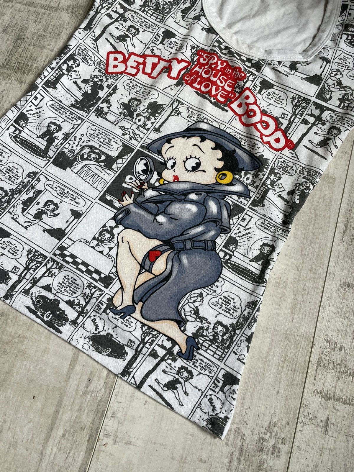 Cartoon Network × Vintage Vintage Betty Boop “Spy in the House of Love” T-Shirt RARE Size M / US 6-8 / IT 42-44 - 4 Thumbnail