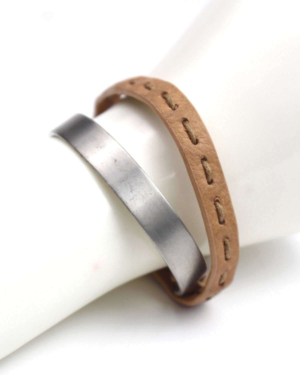 Hysteric Glamour 2000S JAPANESE MADE LEATHER & METAL BRACELET Size ONE SIZE - 2 Thumbnail
