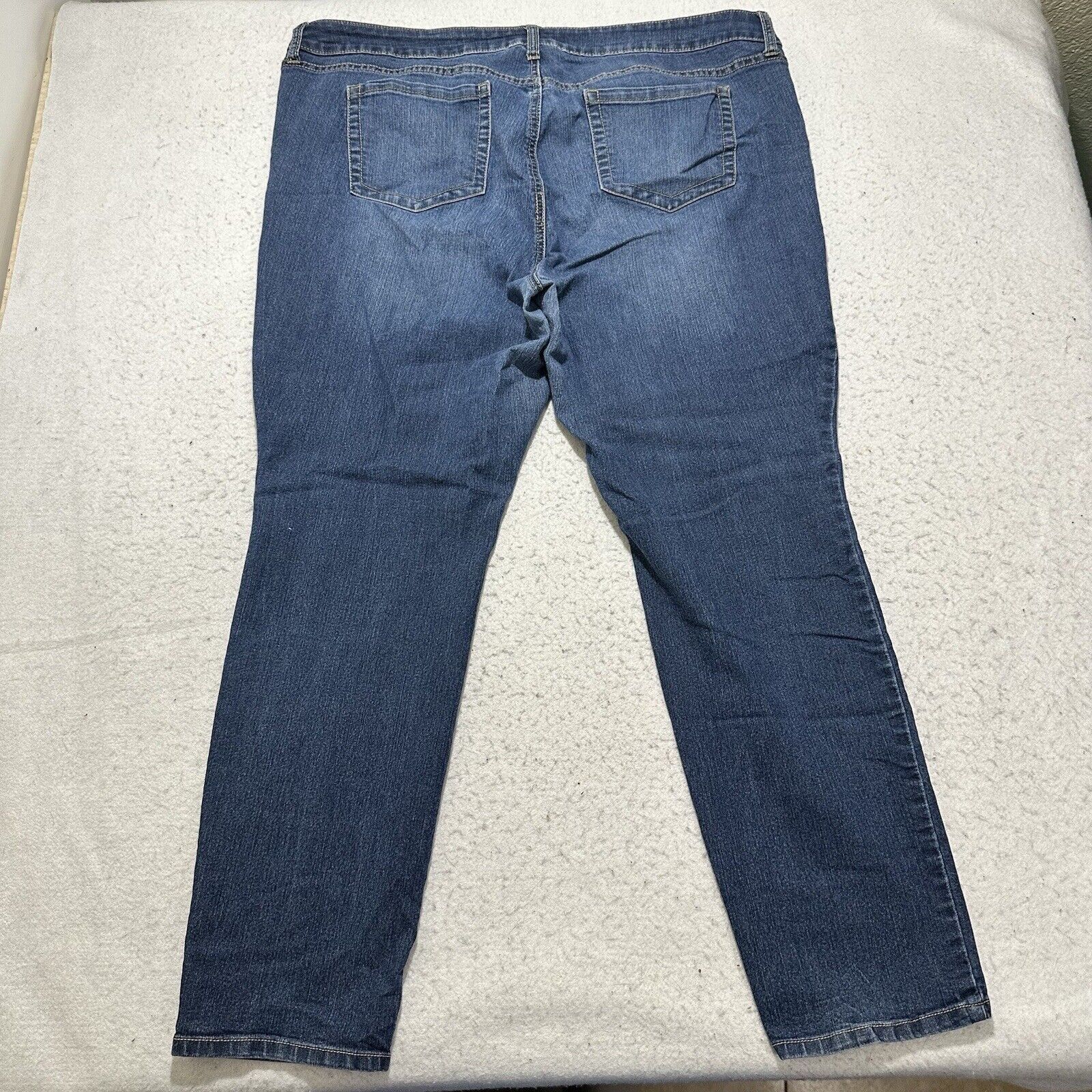 Other Torrid 20 Short Skinny Mid Rise Stretch Blue Jeans 40x28 Size 42" / US 20 - 7 Thumbnail