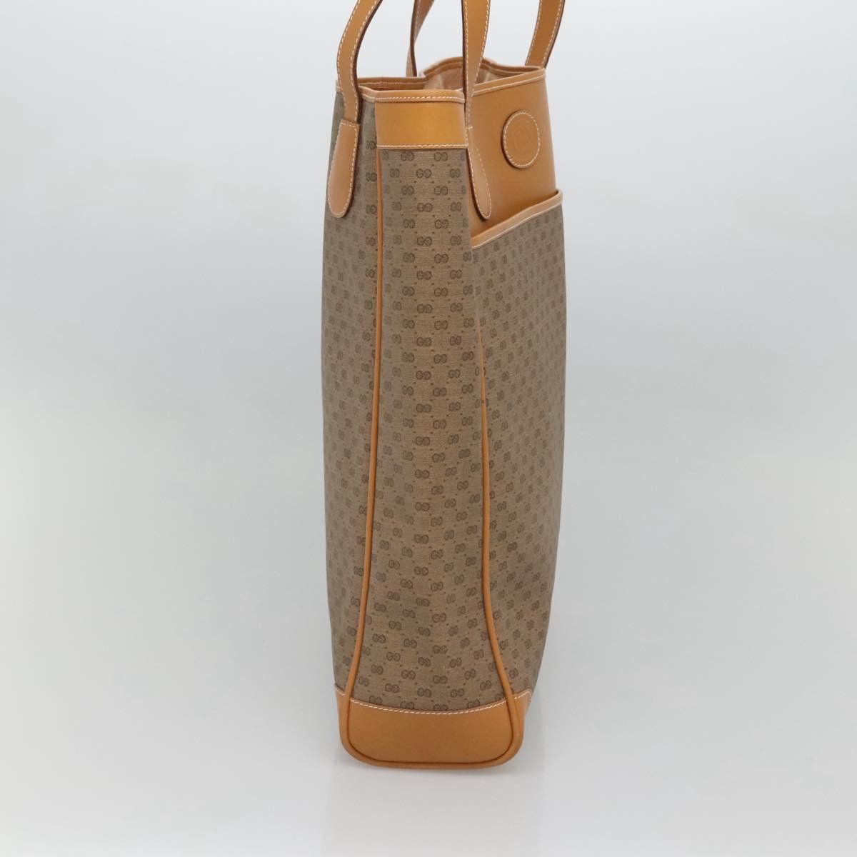 Gucci GUCCI Micro GG Supreme Tote Bag Pvc Beige Gold 002 39 002 39 Size ONE SIZE - 4 Thumbnail