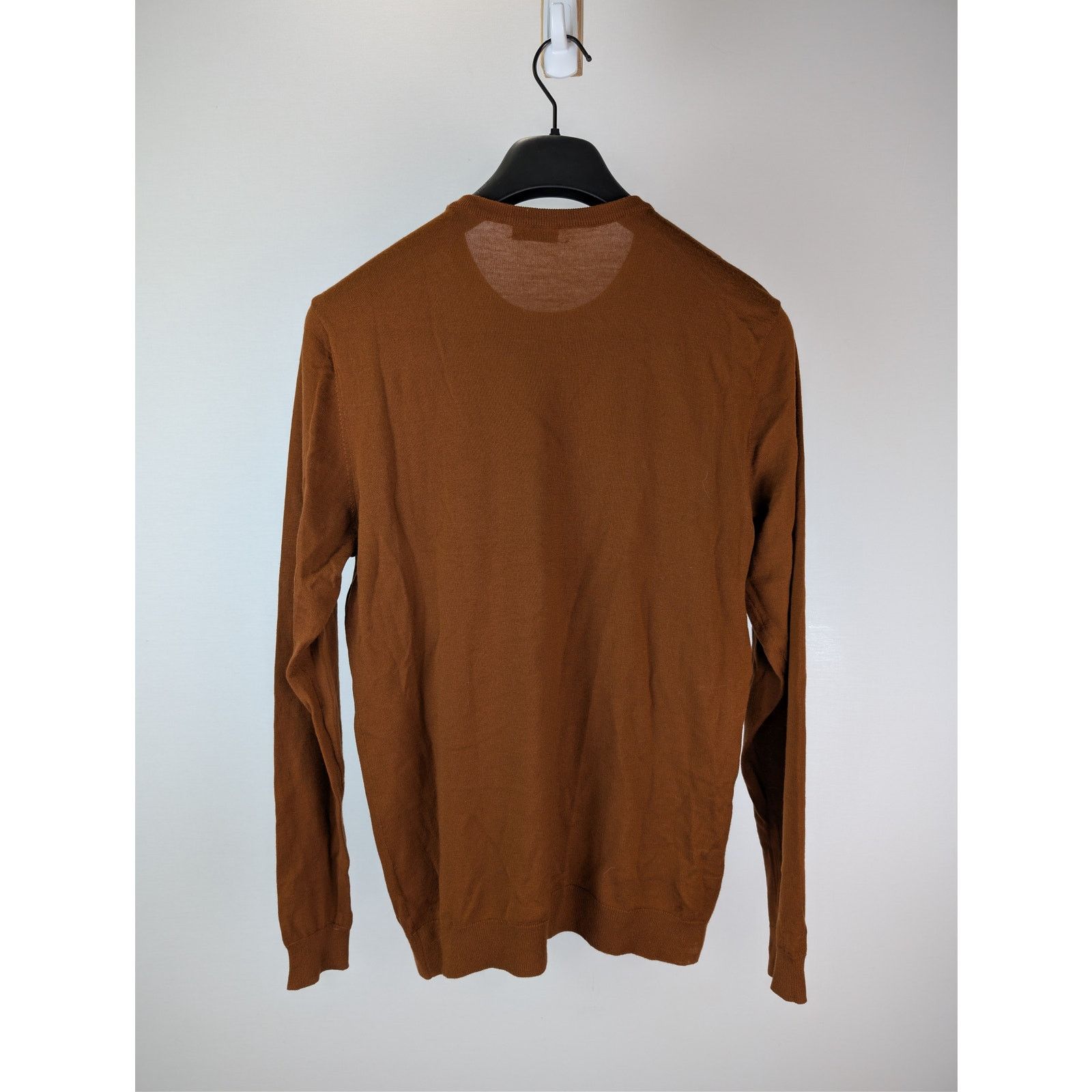 Brunello Cucinelli o1rshd1 CC20 Long-Sleeve Crewneck Sweater in Brown Size US M / EU 48-50 / 2 - 16 Thumbnail