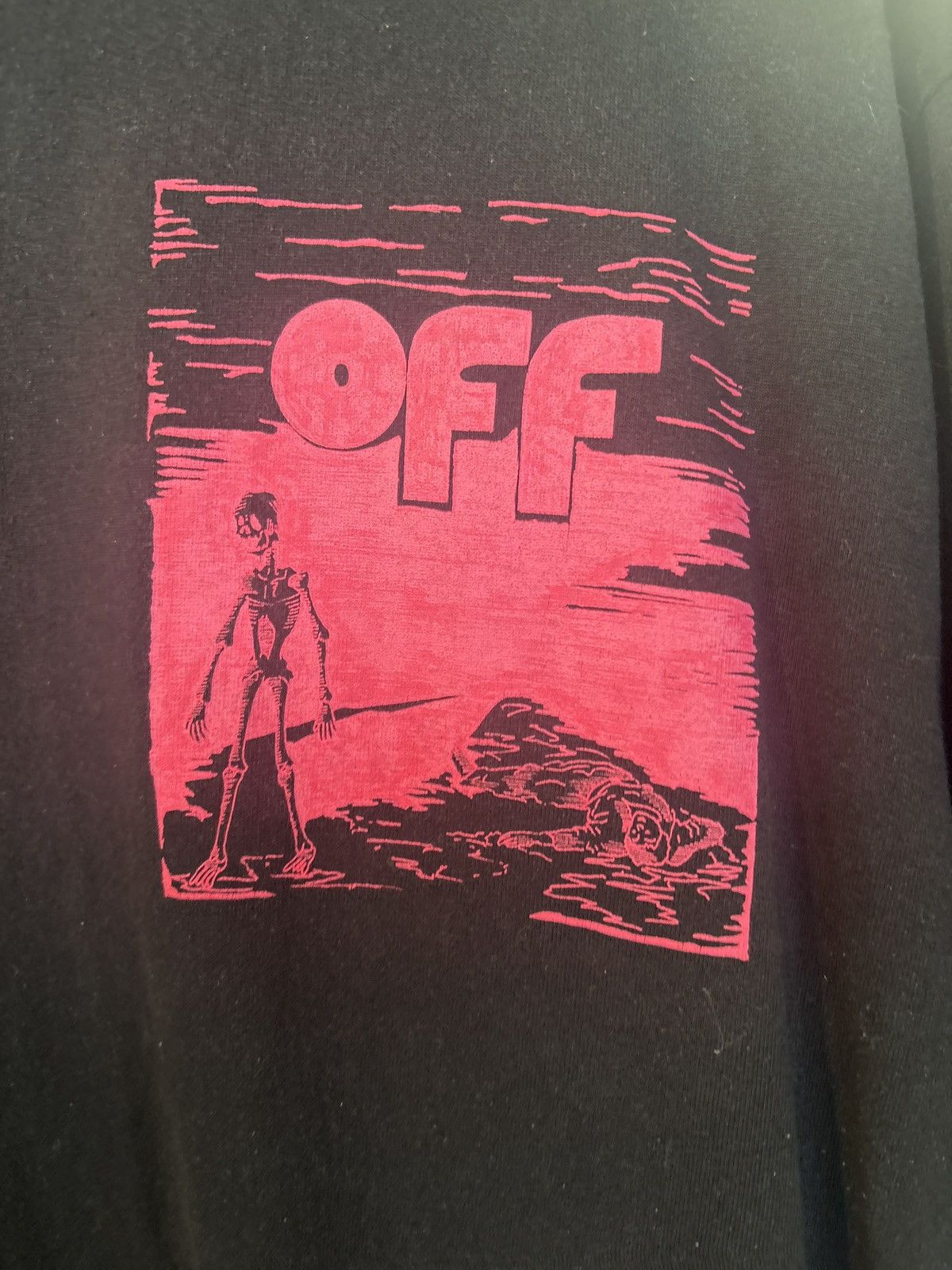 Off-White Pff White Pink/Red Skeleton Tee Size US XXL / EU 58 / 5 - 4 Thumbnail