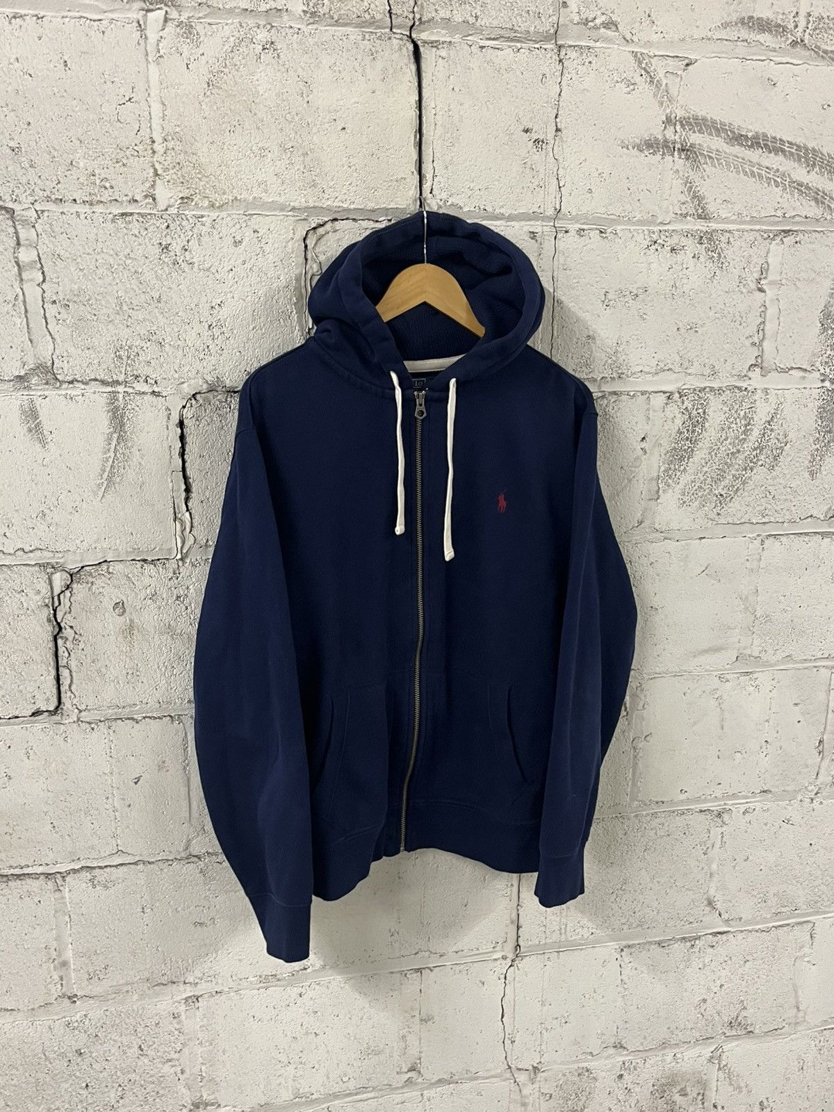 Polo Ralph Lauren Polo Ralph Lauren vintage zip up hoodie thermal lined Size US XL / EU 56 / 4 - 1 Thumbnail