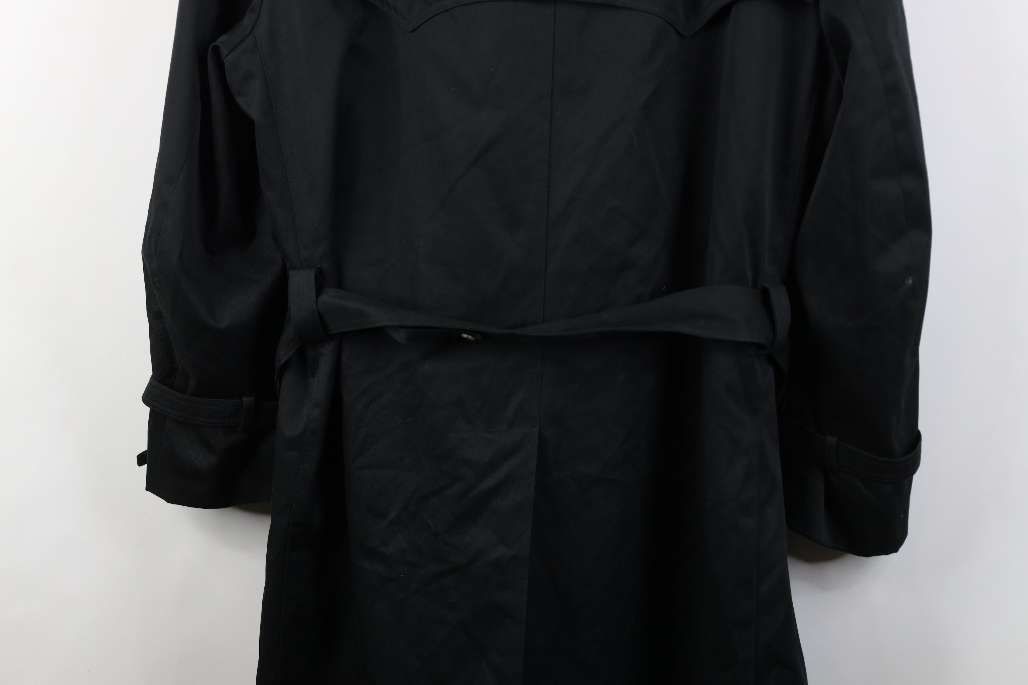 Vintage Vintage 70s Streetwear Trench Coat Rain Jacket Black USA Size US XXL / EU 58 / 5 - 15 Thumbnail