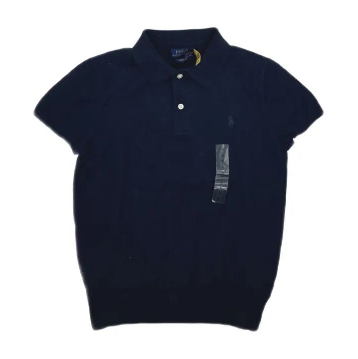 Polo Ralph Lauren Polo Ralph Lauren Solid Casual Knit Short-Sleeve Polo Size US S / EU 44-46 / 1 - 1 Thumbnail