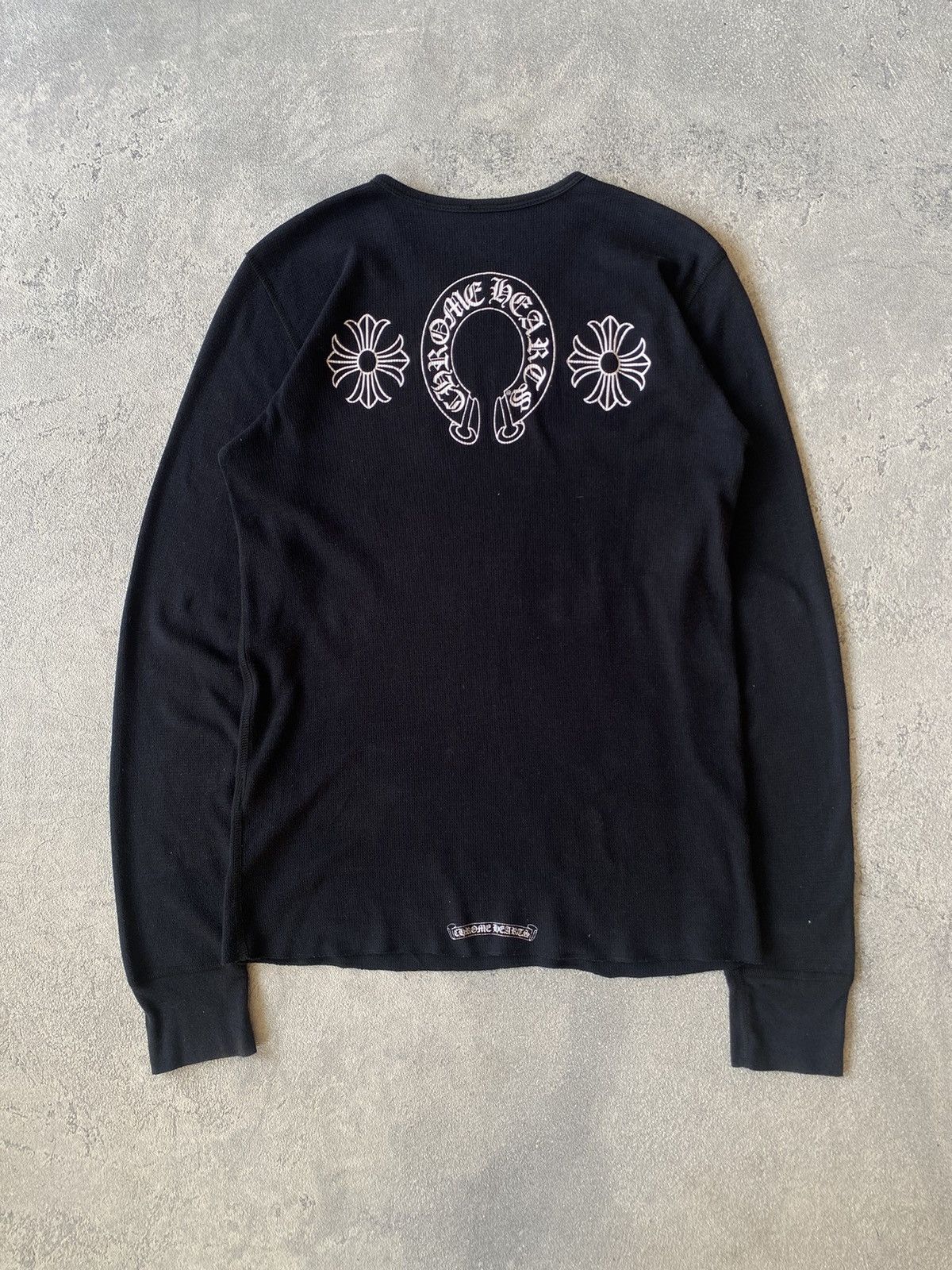 VINTAGE CHROME HEARTS THERMAL MULTI LOGO LONGSLEEVE