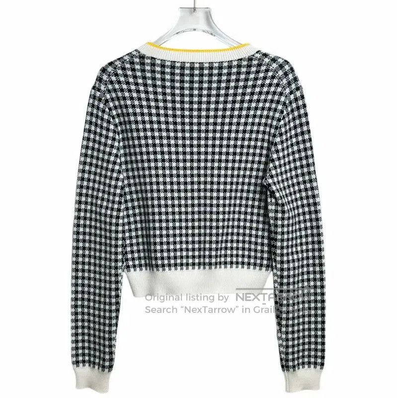 Miu Miu Miu Miu Grey Cashmere Cardigan for Women . Size M / US 6-8 / IT 42-44 - 2 Thumbnail