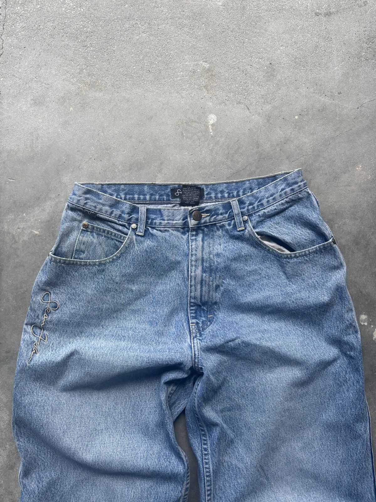 Sean John SEAN JOHN Y2K BAGGY LOOSE CARPENTER DENIM JEANS Size US 32 / EU 48 - 2 Thumbnail