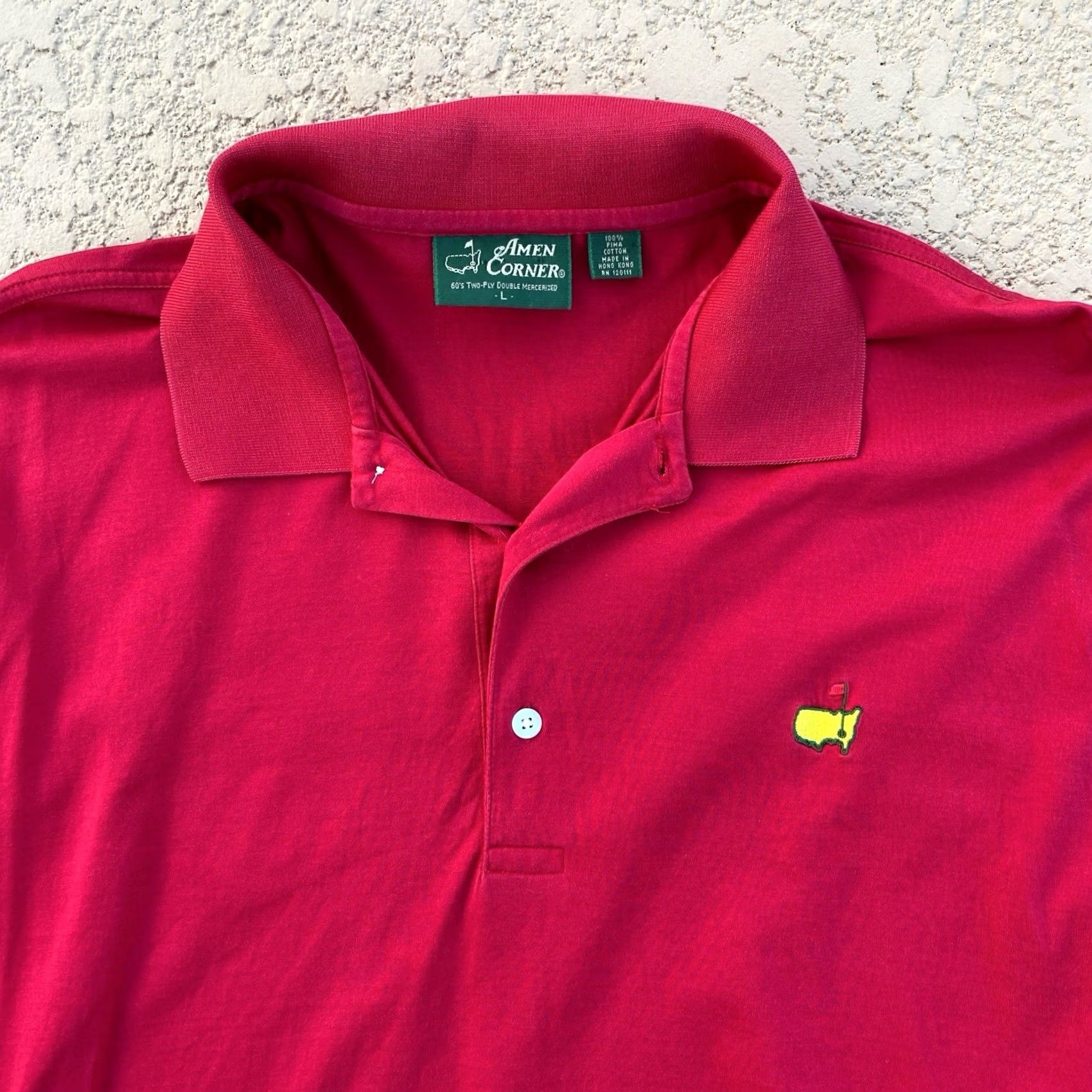 Vintage Masters Collection polo Shirt Large Red Amen Corner Men Size US L / EU 52-54 / 3 - 2 Thumbnail