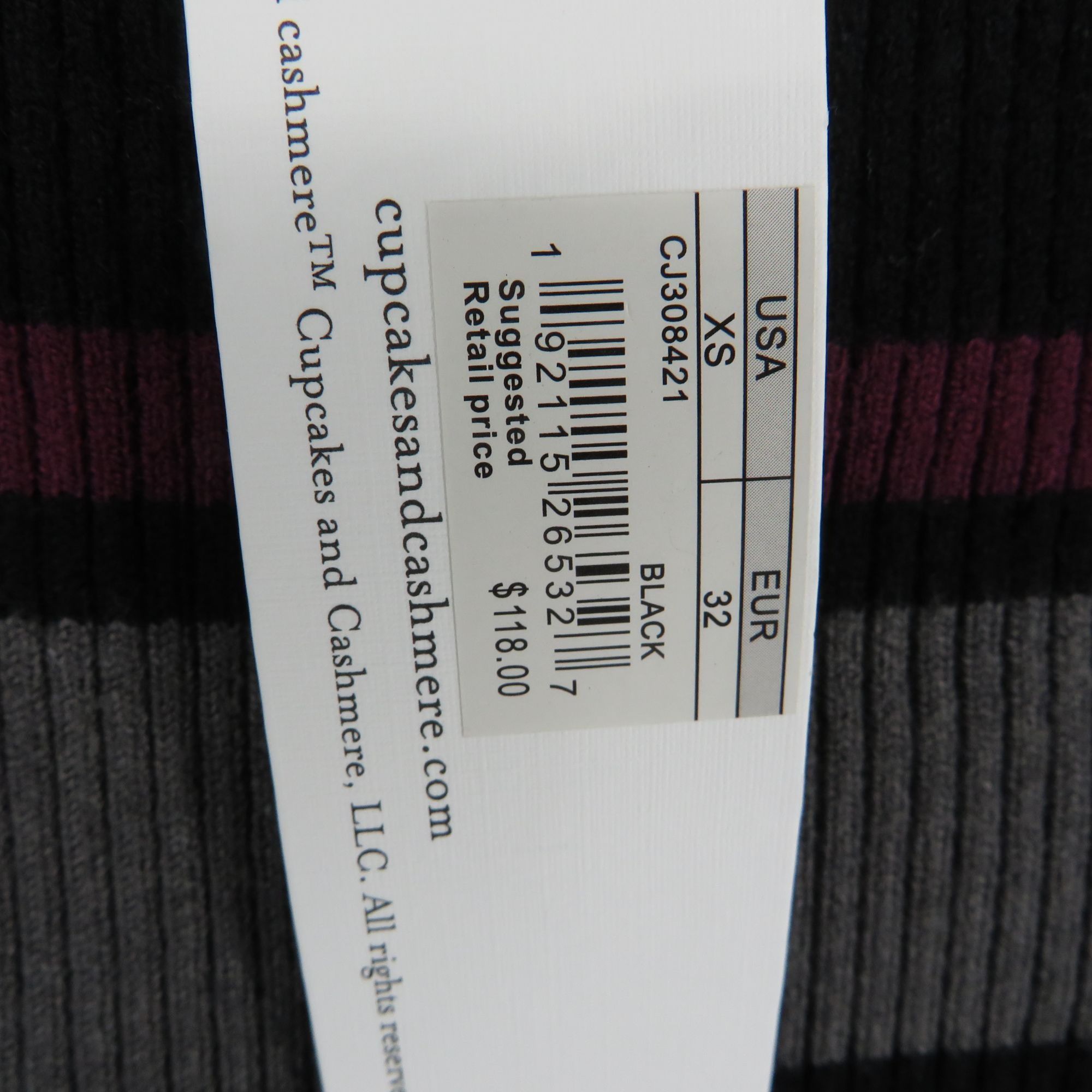 Other Cupcakes And Cashmere Striped Bodycon Sweater Dress XS NWT $ Size XS / US 0-2 / IT 36-38 - 5 Thumbnail