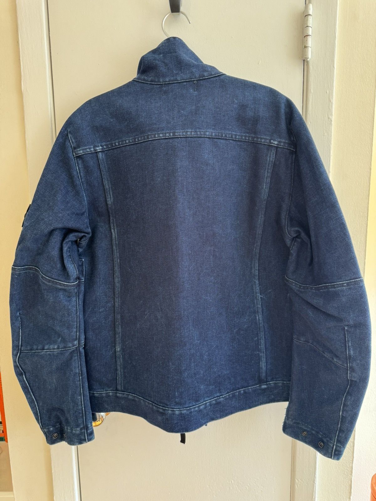 Stone Island Stone Island Polypropylene Denim Articulated Jacket sz L Size US L / EU 52-54 / 3 - 7 Thumbnail