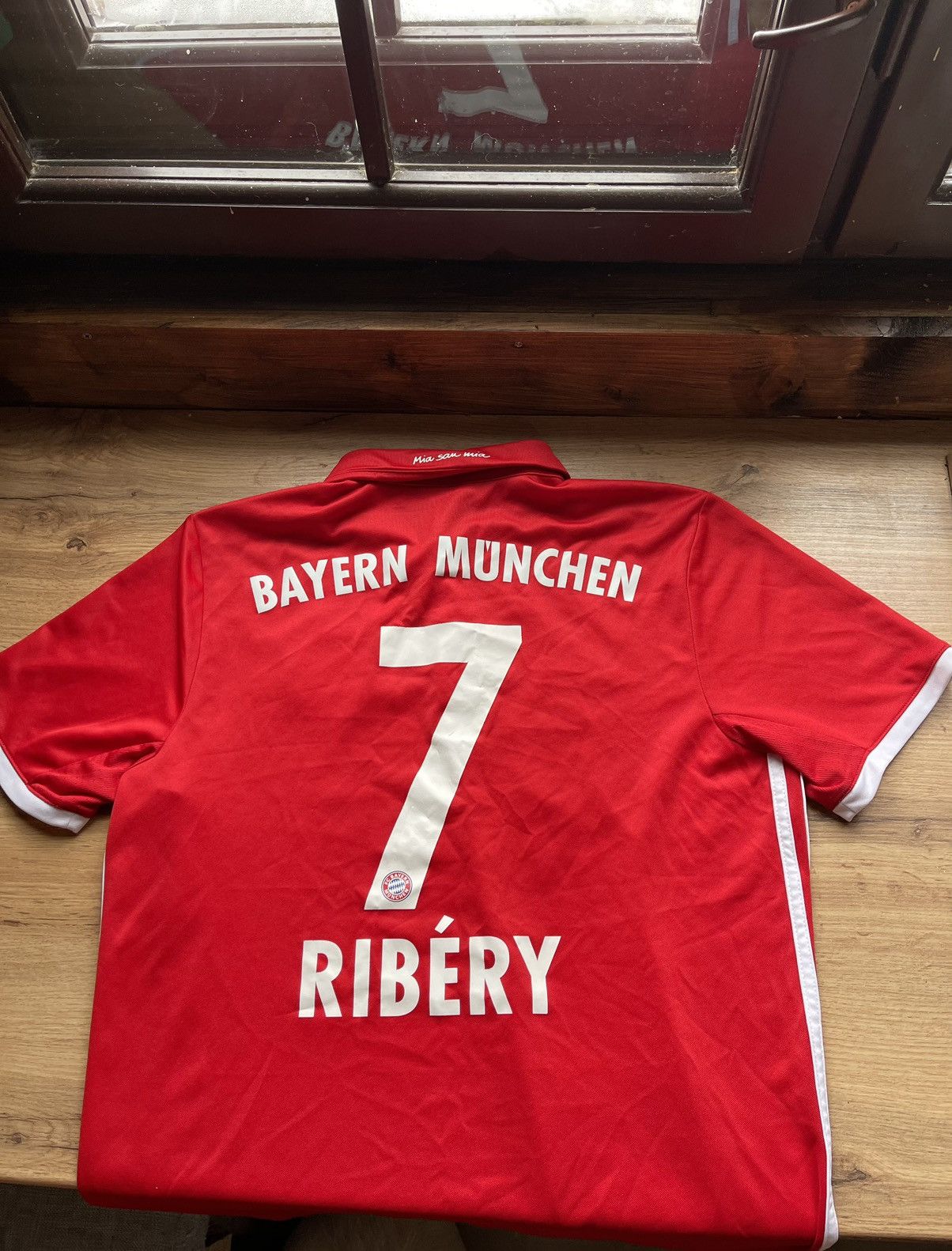 Adidas 2016 Adidas Bayern Munich #7 Ribery red soccer jersey Size US M / EU 48-50 / 2 - 3 Thumbnail