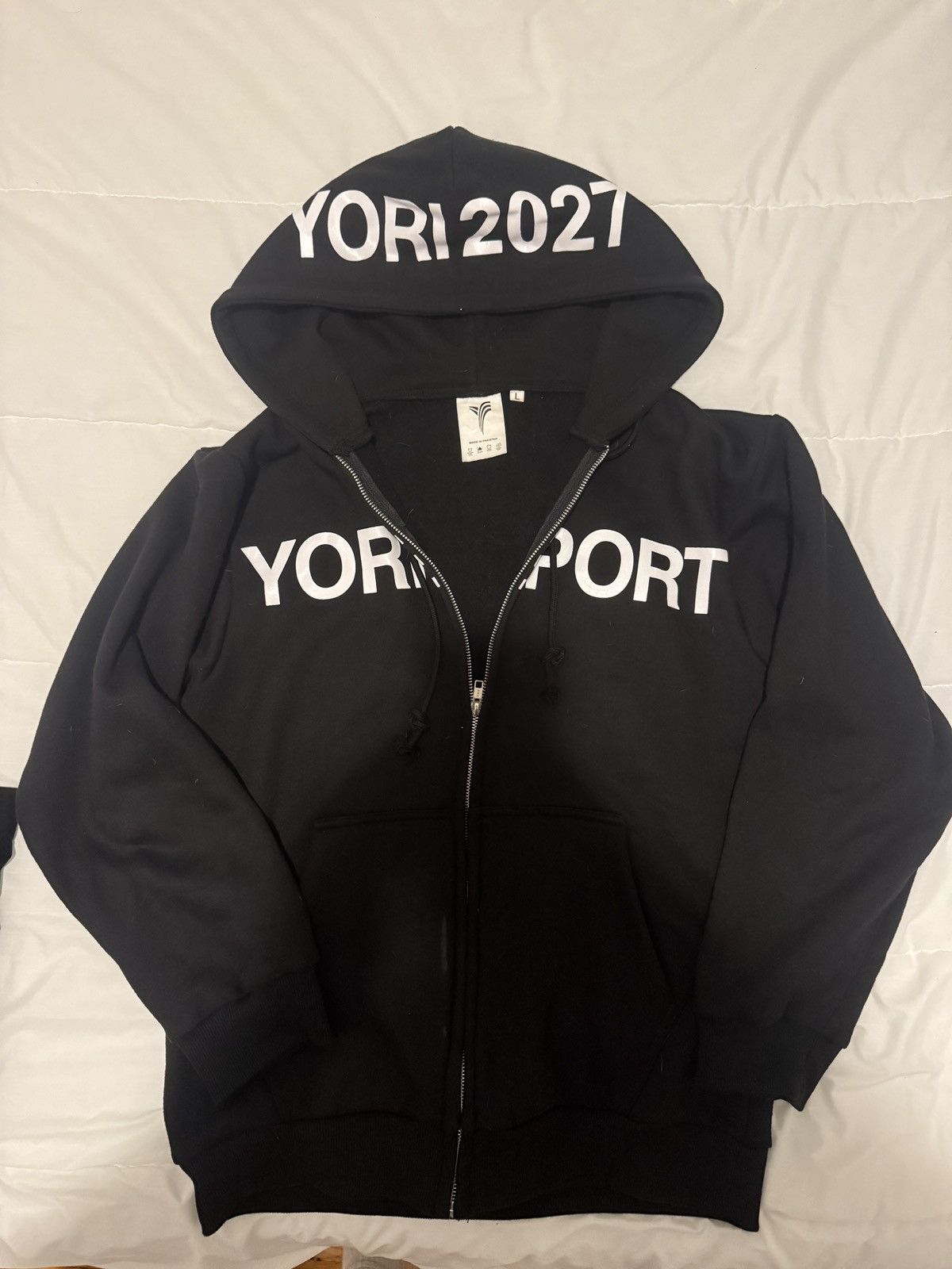 Yori Sport YORI SPORT 2027 ZIP-UP HOODIE BLACK - M | Grailed
