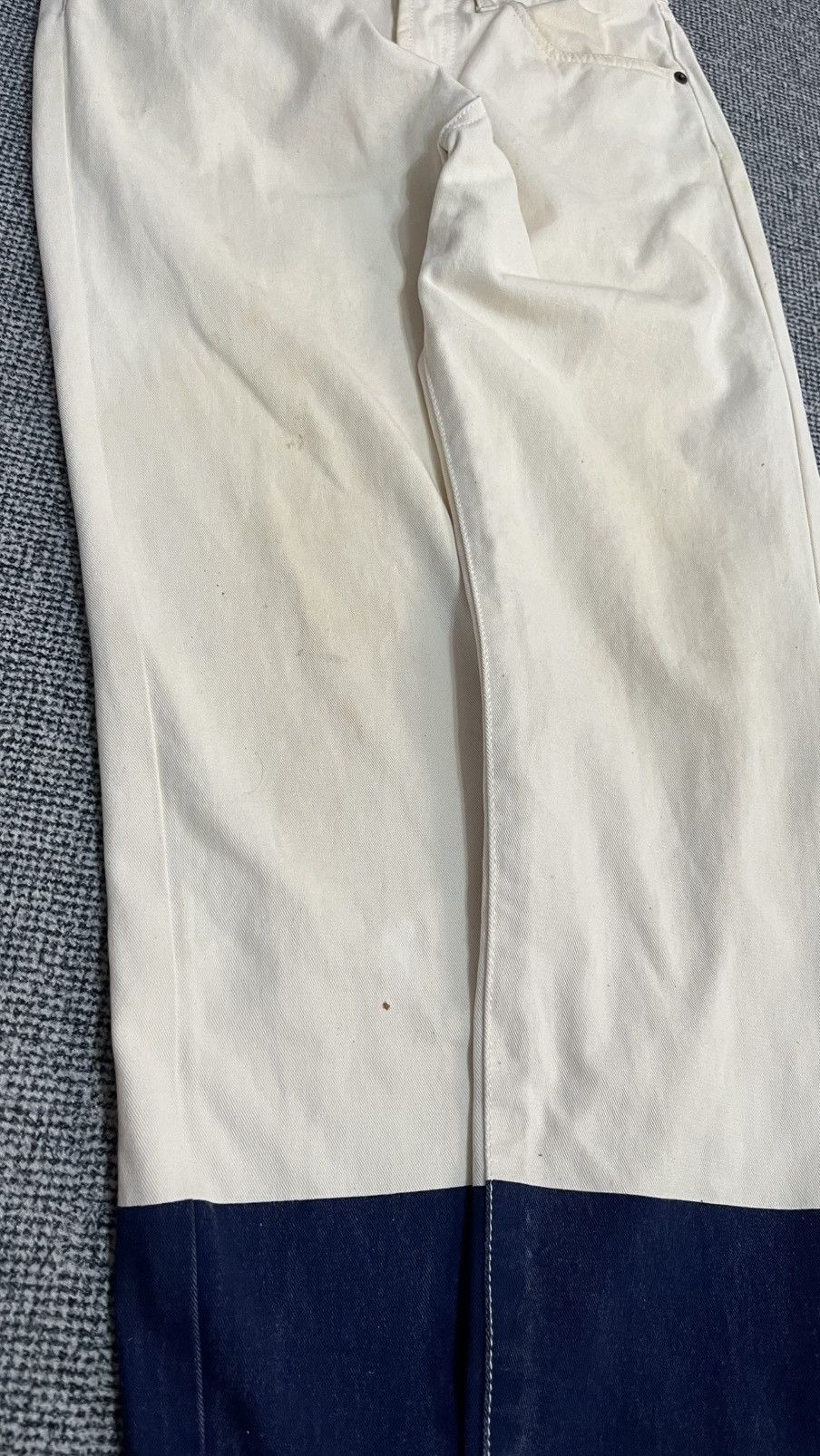 Marni Vintage Marni Denim Two Tone Colour stain jean 29 x 17 Size US 29 - 16 Thumbnail