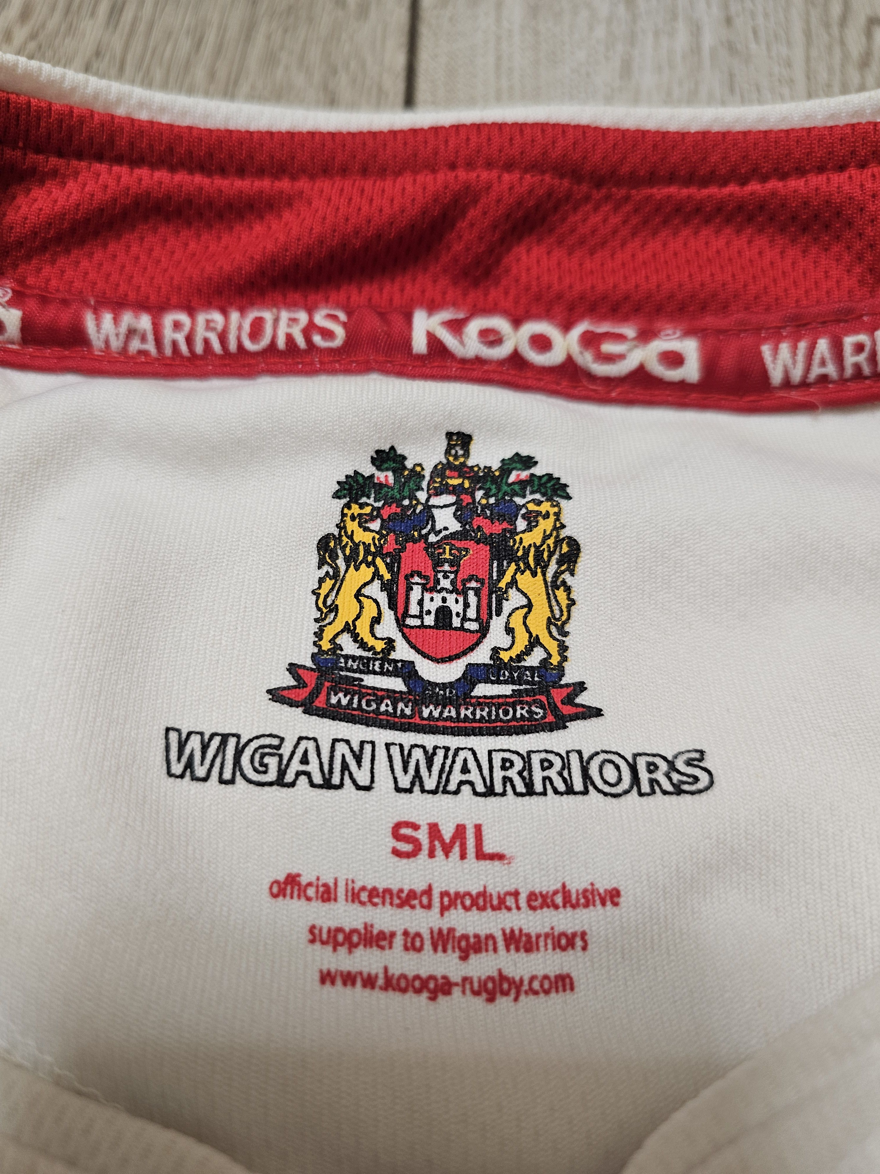 Other WIGAN WARRIORS JERSEY ENGLAND RUGBY JERSEY RUGBY SHIRT Size US S / EU 44-46 / 1 - 6 Thumbnail