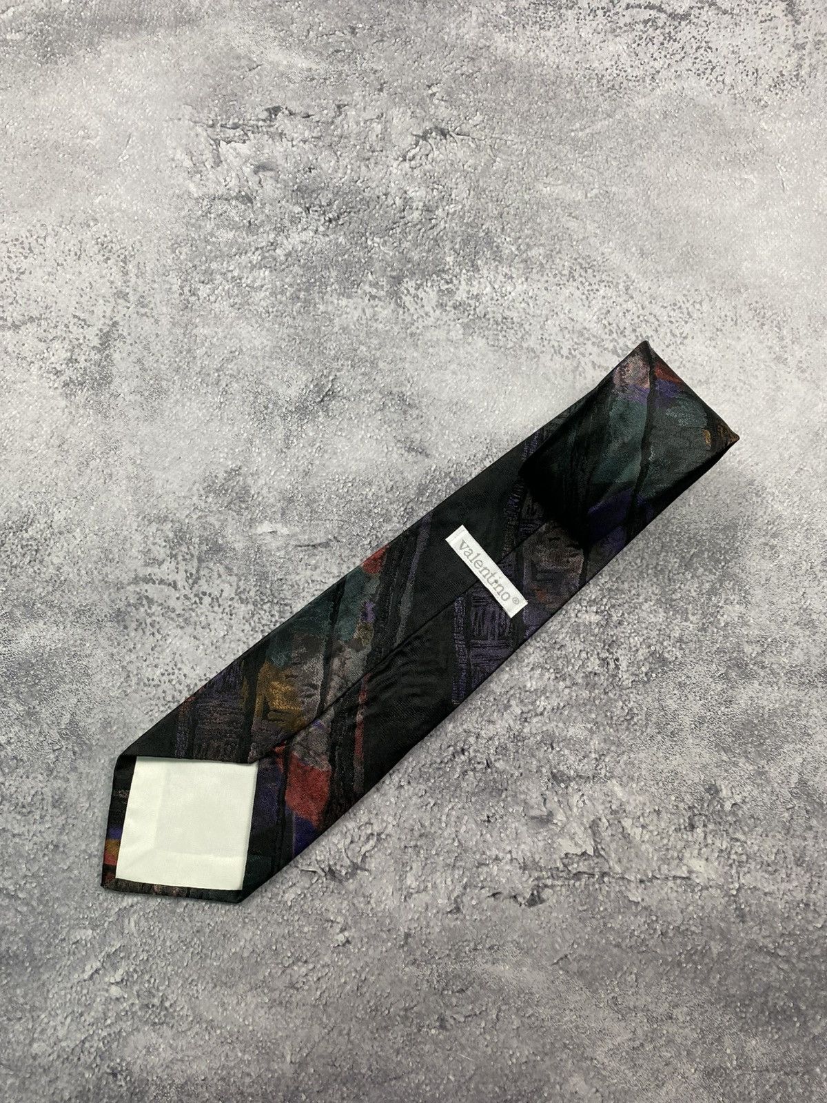 Valentino Vintage 90s Valentino Abstract Tie Old Money Classic Casual Size ONE SIZE - 4 Thumbnail