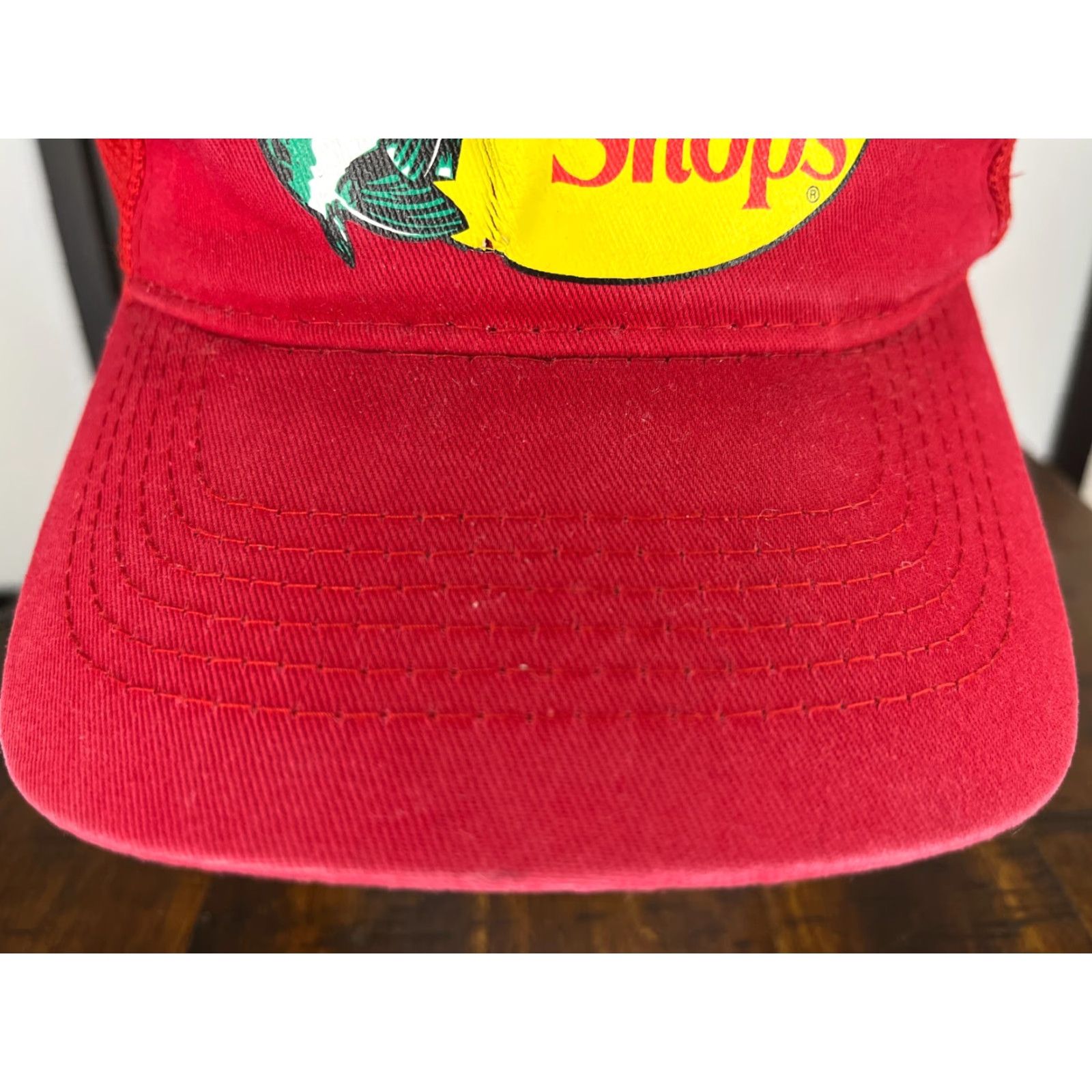 Bass Pro Shops Bass Pro Shops Hat Cap Snap Back Adult One Size Red Cotton Knit Logo Adjustable Mens Hat Size ONE SIZE - 4 Thumbnail