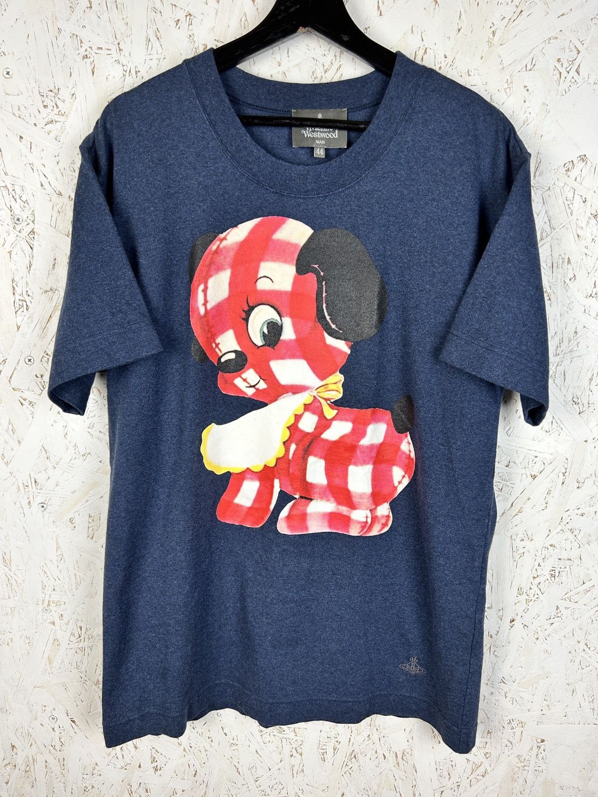Vivienne Westwood Vivienne Westwood Man Plaid Puppy Dog T-Shirt Blue ~XL Size US L / EU 52-54 / 3 - 1 Thumbnail