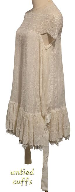 Jonathan Simkhai White Embroidered Cold Shoulder Mini Dress Size XXS / US 00 / IT 34 - 4 Thumbnail