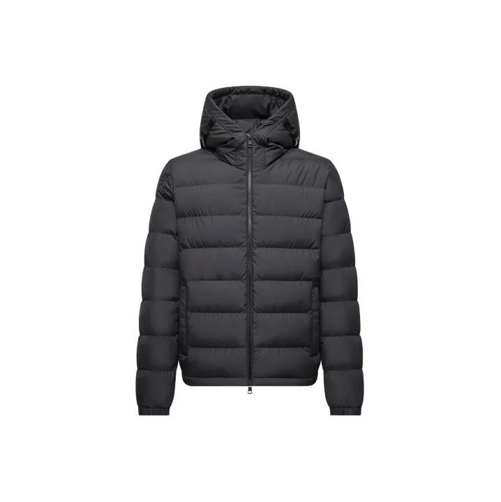 Moncler Moncler FW25 Laveraet Logo Hooded Short Down Jacket Size US XXL / EU 58 / 5 - 1 Thumbnail