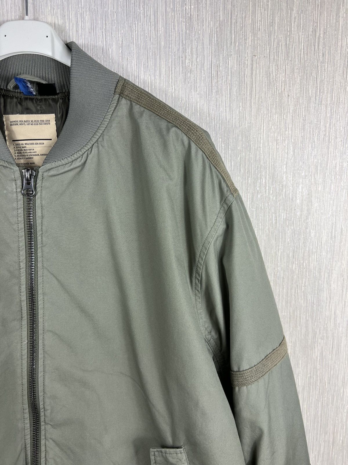 H&M Archive H&M military bomber M54 jacket bondage helmut lang Size US XL / EU 56 / 4 - 3 Thumbnail