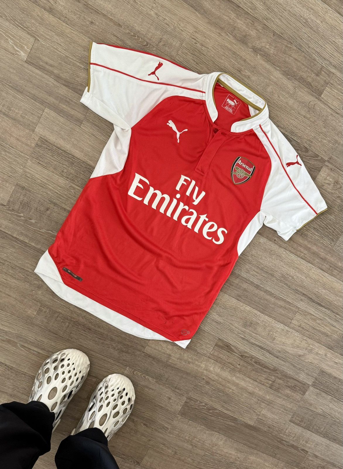 Puma Y2K Puma Arsenal 2015 Soccer Football Jersey Blokecore Size US S / EU 44-46 / 1 - 5 Thumbnail