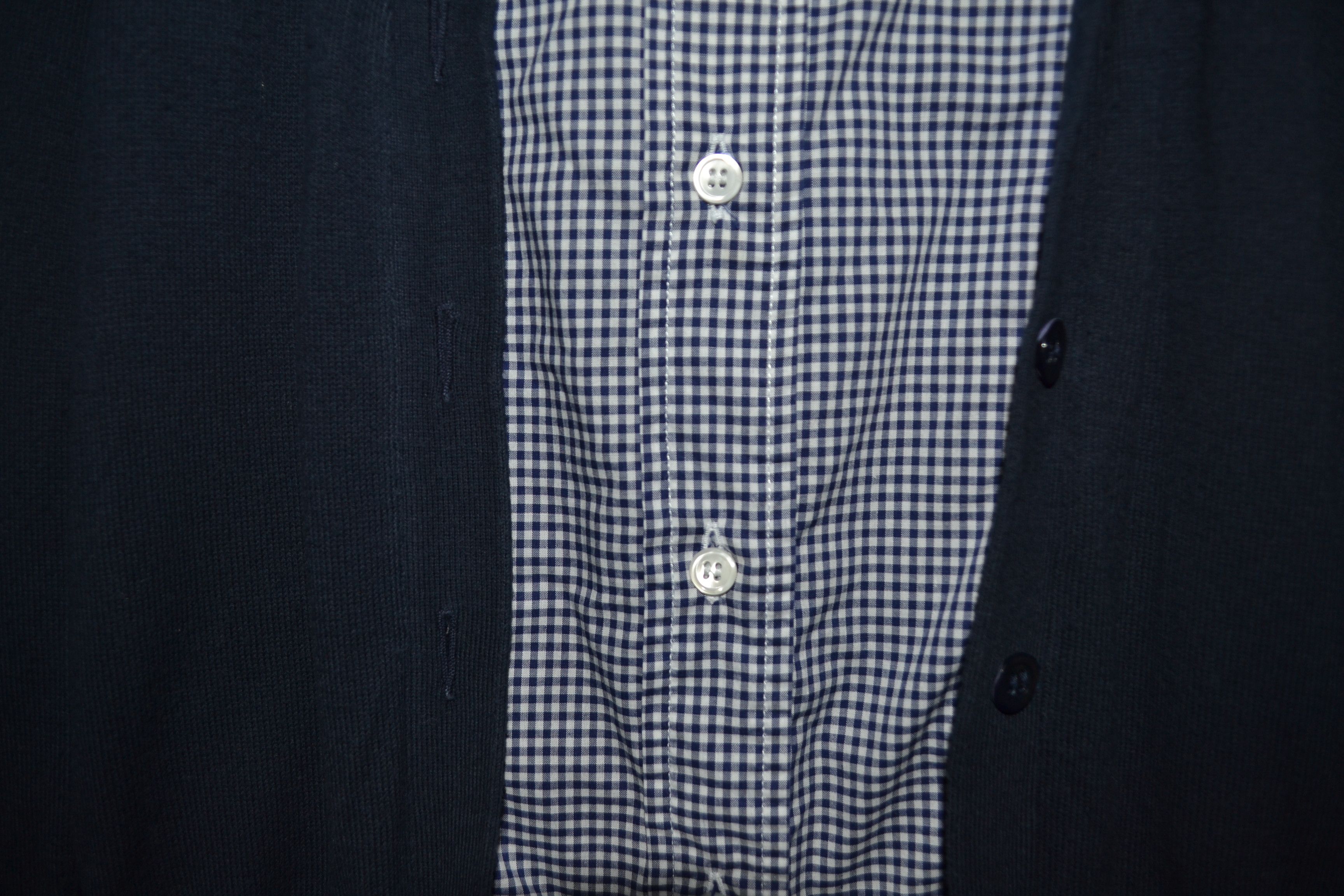 Moschino Moschino Cheap Chich Navy Cardigan With Sewn n Shirt 6 US Size M / US 6-8 / IT 42-44 - 4 Thumbnail