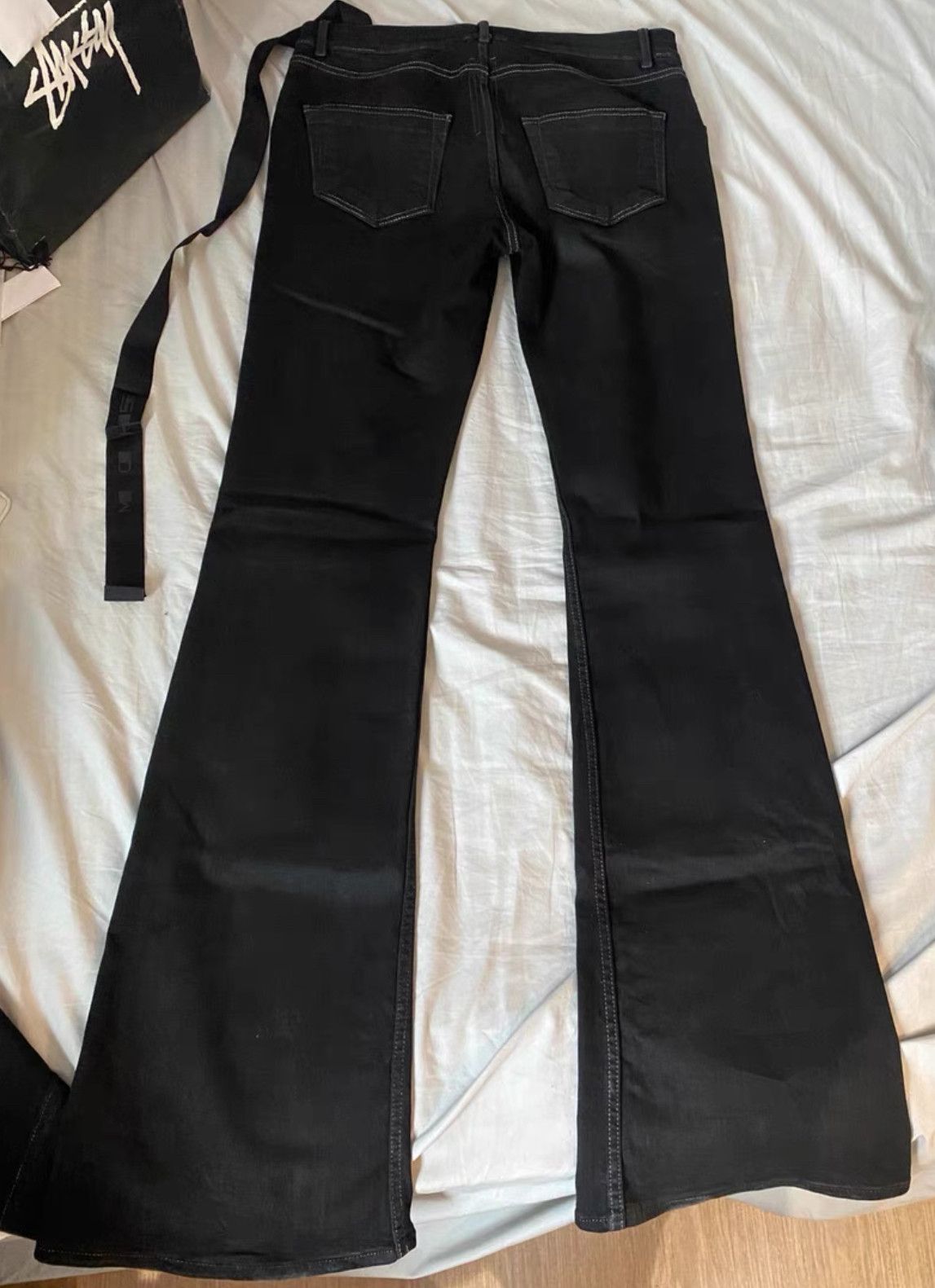 Rick Owens Rick Owens Tyrone Bootcut Flared Denim Jeans Size US 33 - 2 Thumbnail