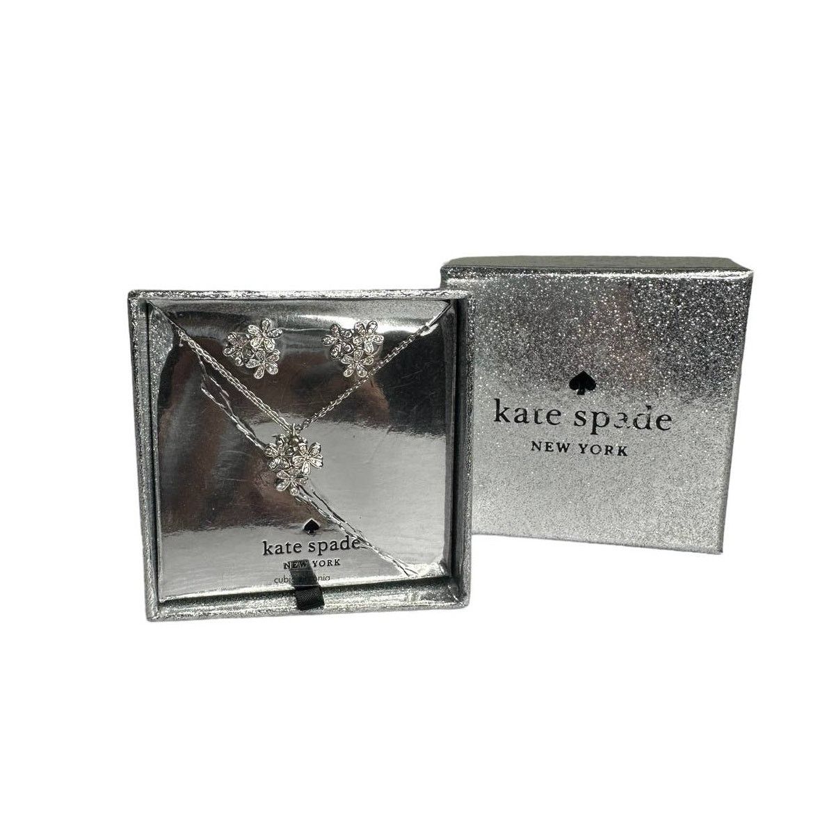 Kate Spade kate Spade Gardenia Cluster Studs & Pendant Necklace set Size ONE SIZE - 2 Thumbnail