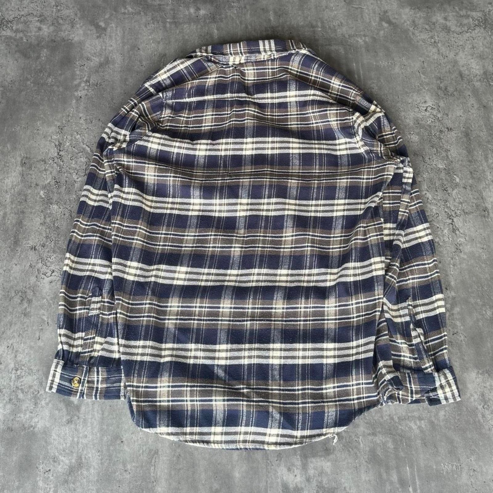 Vintage Vintage Brown & Blue Open Trails Essential Flannel Shirt Size US XL / EU 56 / 4 - 2 Thumbnail