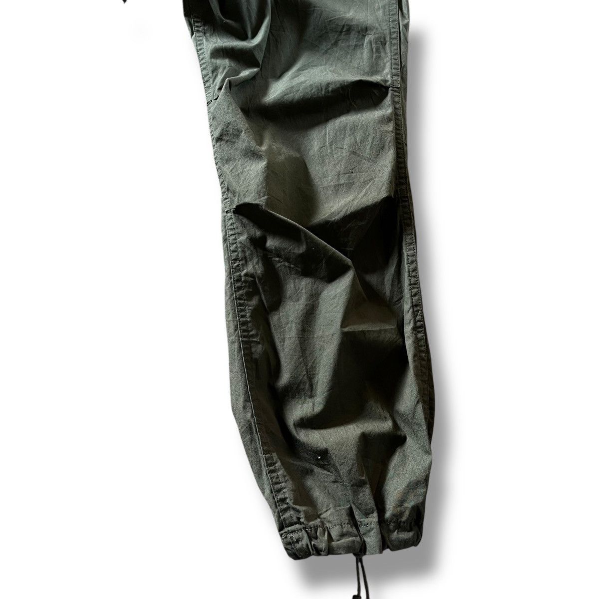Japanese Brand × Johnbull × Vintage VINTAGE JOHNBULL DROP CROTCH ARMY GREEN CROPPED PANT Size US 35 - 5 Thumbnail