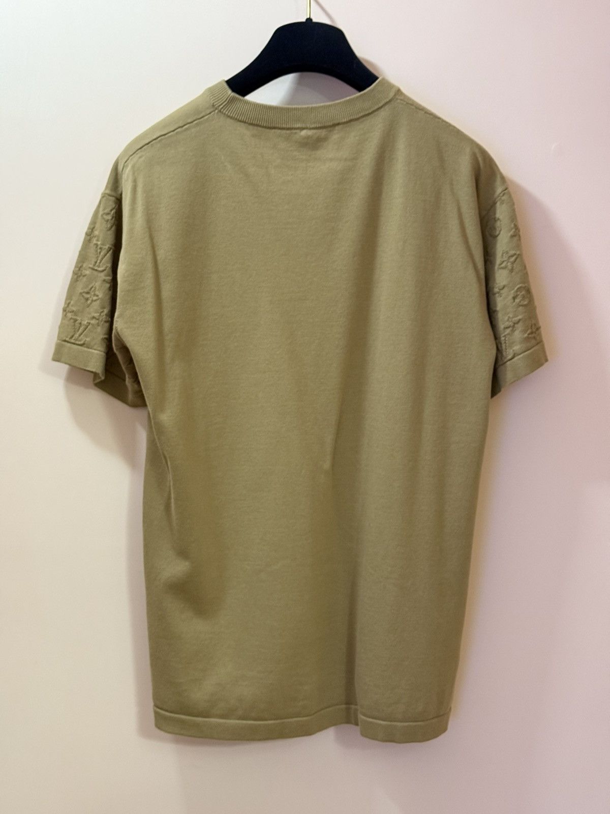 Louis Vuitton Louis Vuitton beige monogram jacquard sleeve t shirt M Size US M / EU 48-50 / 2 - 4 Thumbnail