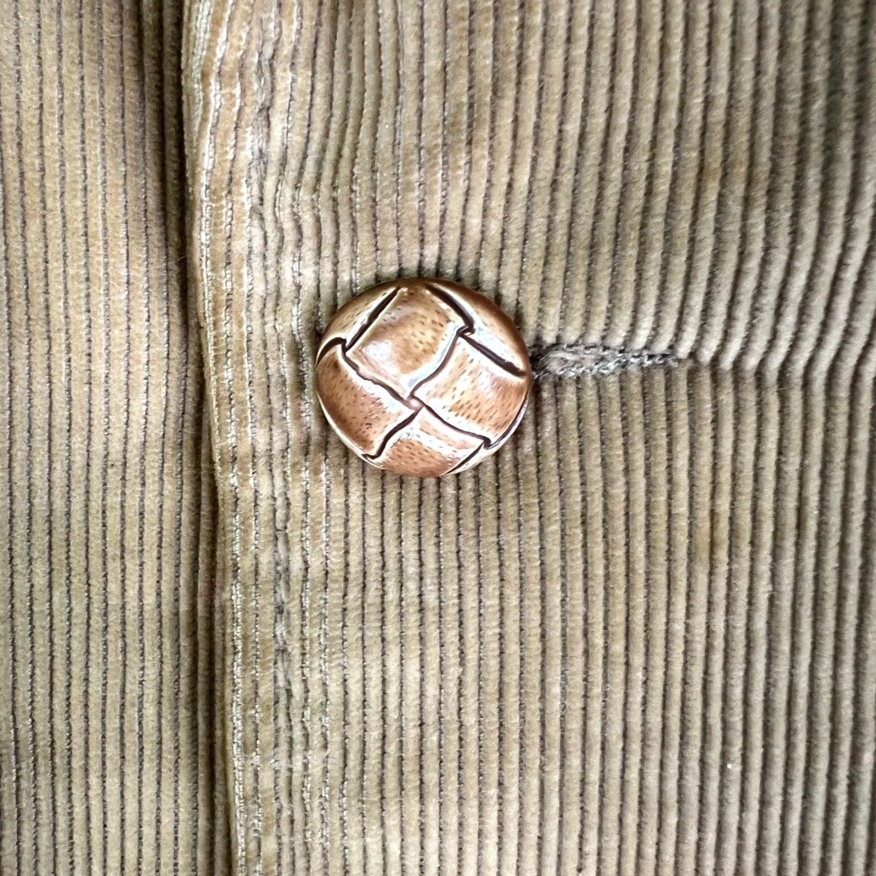 Vintage VINTAGE Brad Whitney Corduroy Western Blazer Blazer Men 42 M Brown Solid Western Cowboy Pattern Size 42R - 5 Thumbnail