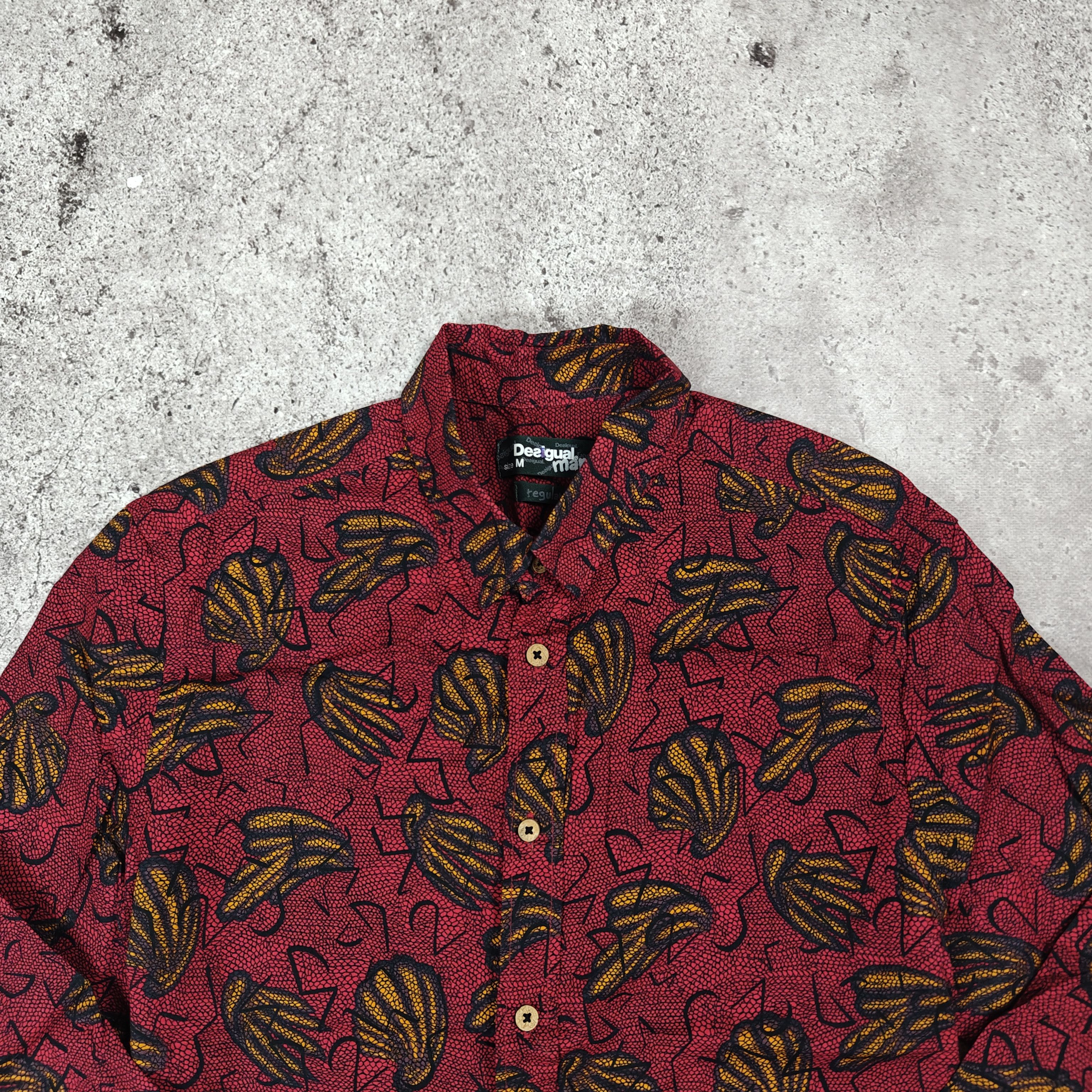 Desigual Desigual Regular Fit Shirt Overprinted size M Size US M / EU 48-50 / 2 - 2 Thumbnail