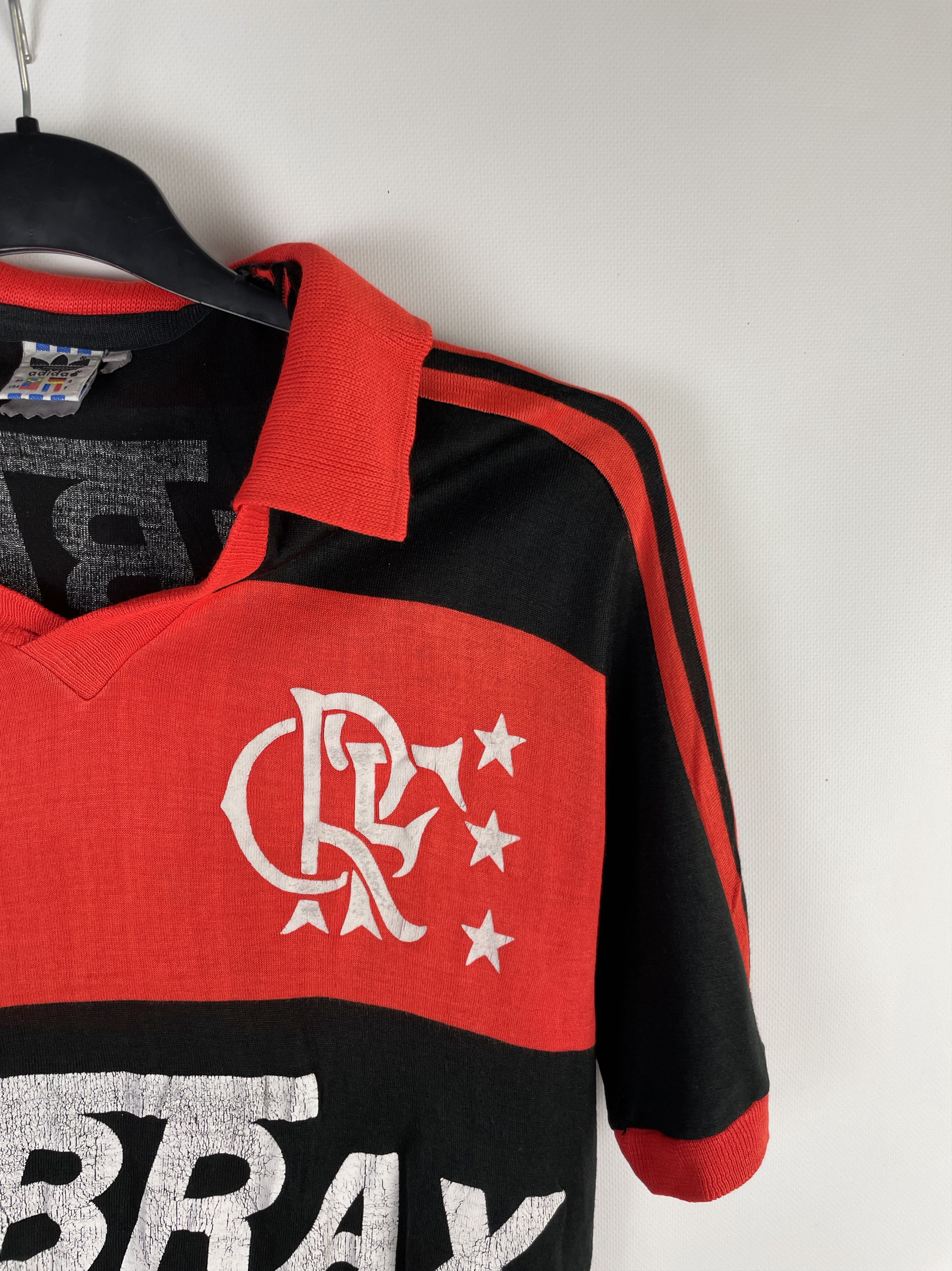 Adidas Vintage Adidas CR Flamengo 1985-1987 Size US L / EU 52-54 / 3 - 5 Thumbnail