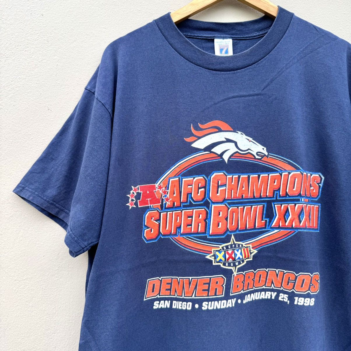 NFL × Vintage Vintage Super bowl 1998 tee Size US XL / EU 56 / 4 - 2 Thumbnail