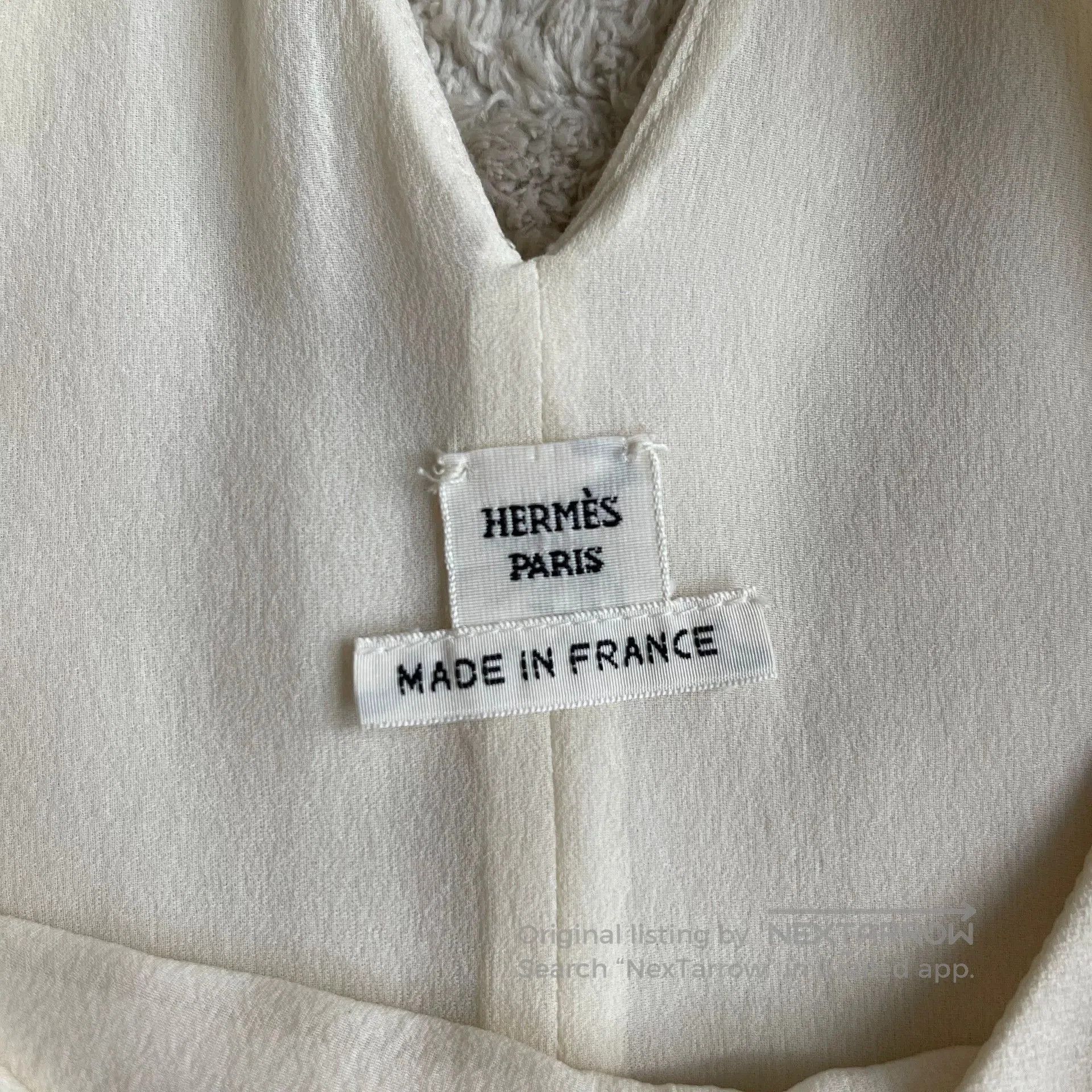 Hermes Hermes Double Silk Layered Top Size 36. Size US S / EU 44-46 / 1 - 5 Thumbnail