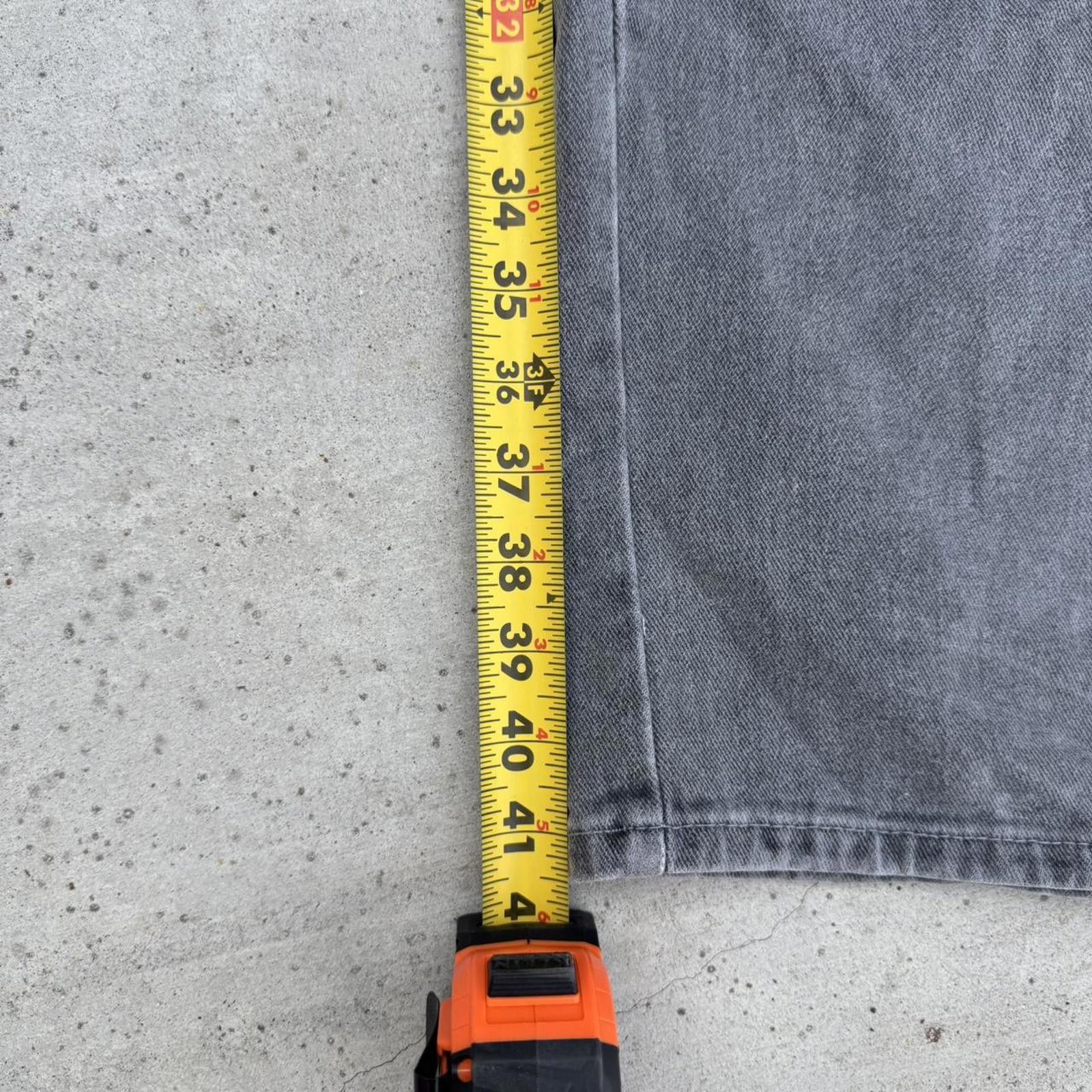 Designer Gray Baggy Korean jeans Size US 29 - 2 Thumbnail