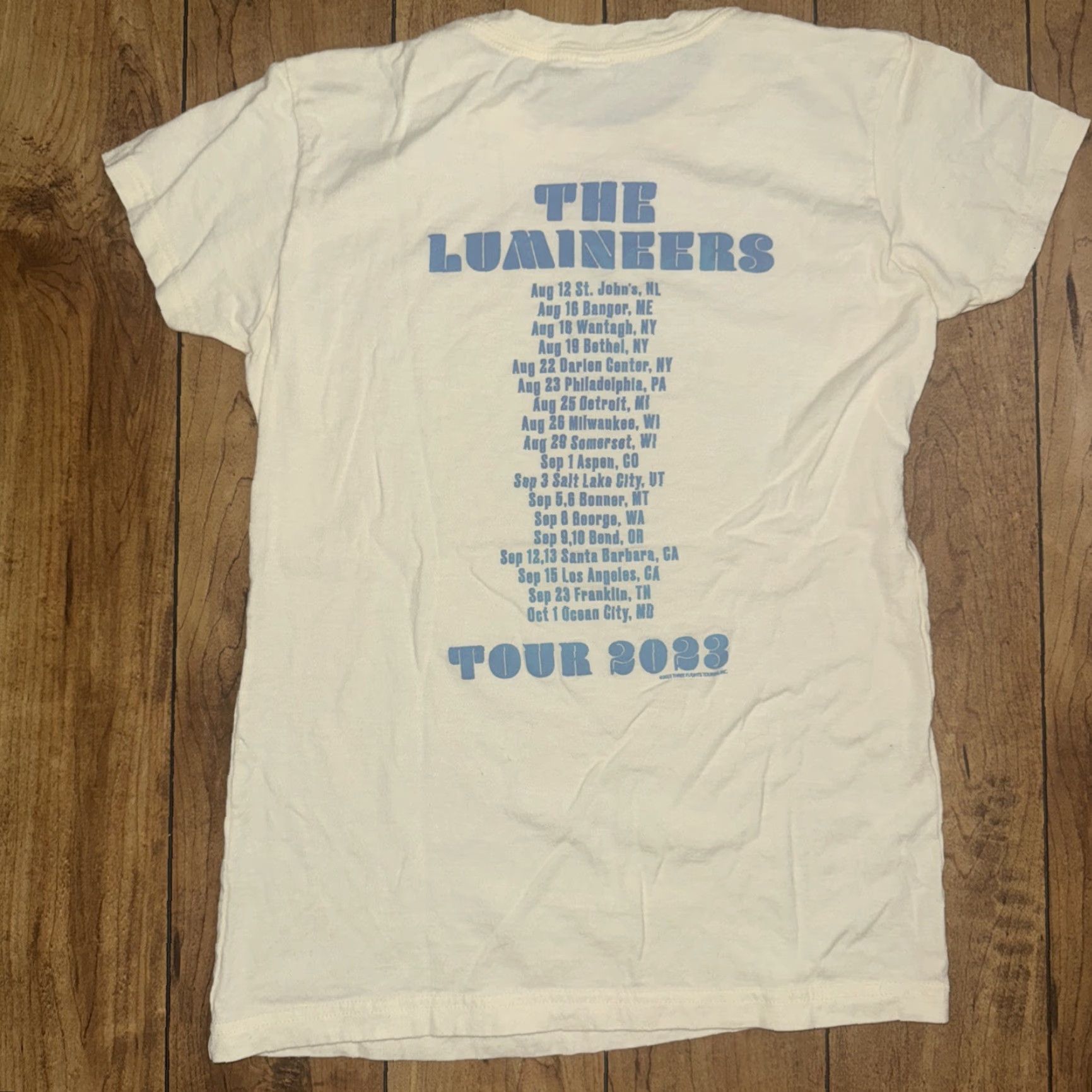 Vintage VINTAGE The Lumineers Band T-Shirt Ivory XS Men Regular T-Shirt Band 90s Concert (if applicable) Size US XS / EU 42 / 0 - 4 Thumbnail