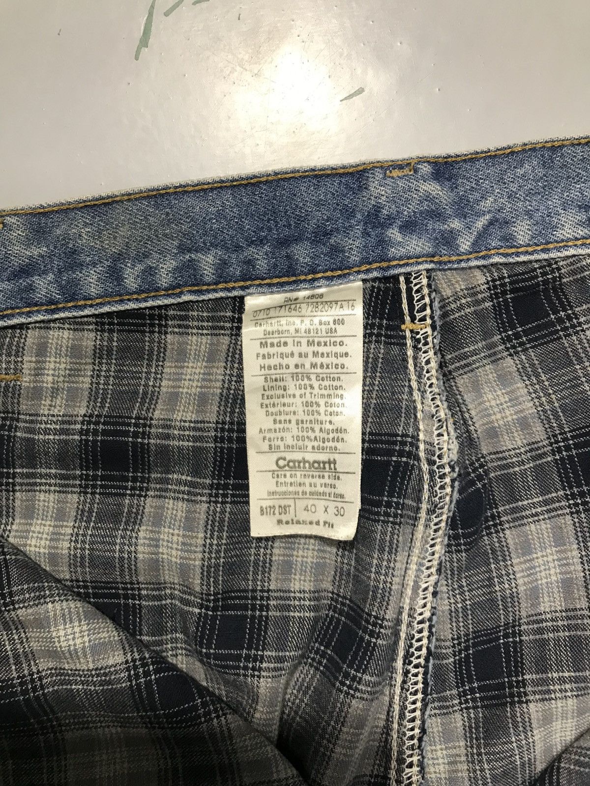 Carhartt Vintage carhartt B172 DST blanket line denim Size US 40 / EU 56 - 5 Thumbnail