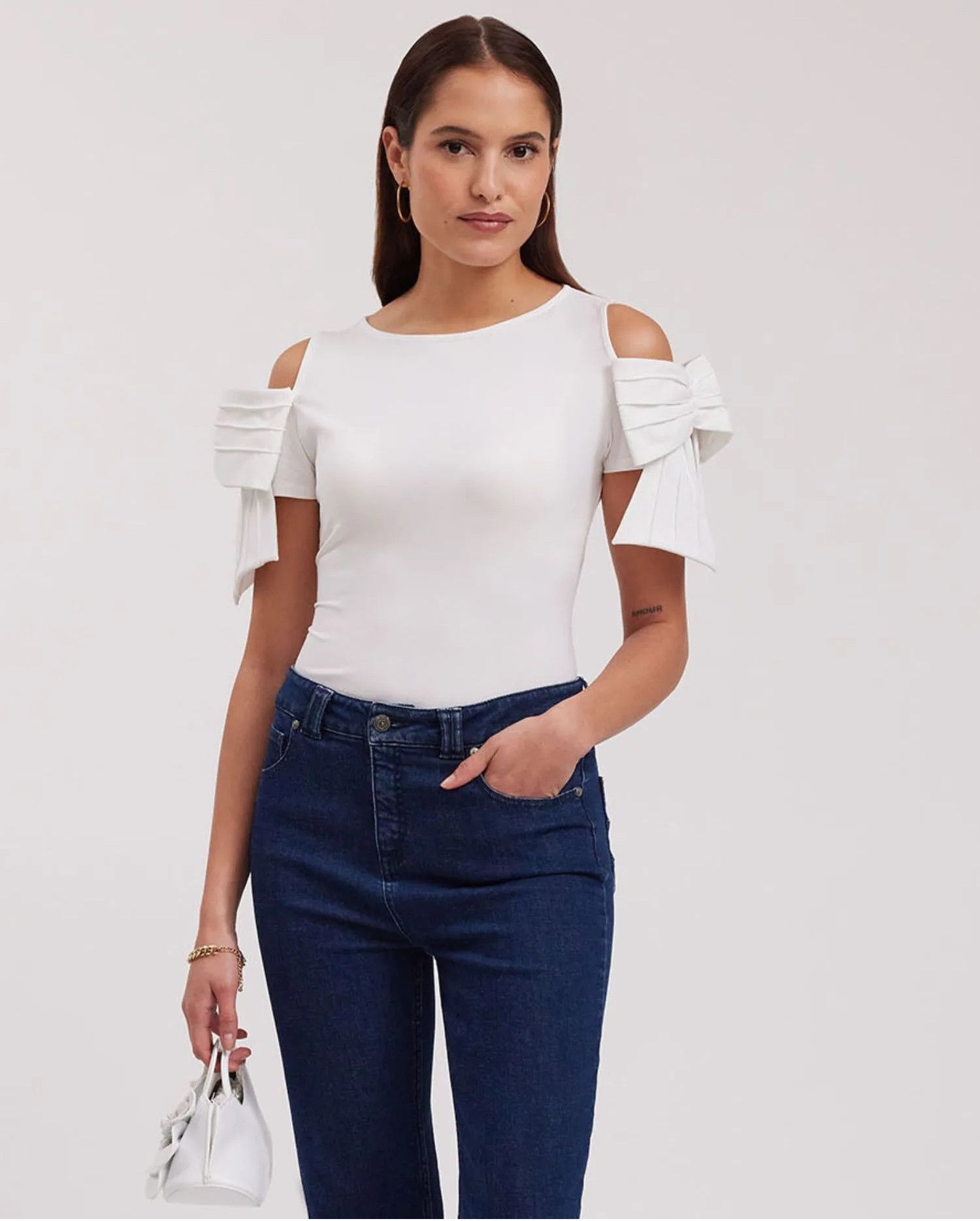 Anne Fontaine White Top Blouse
