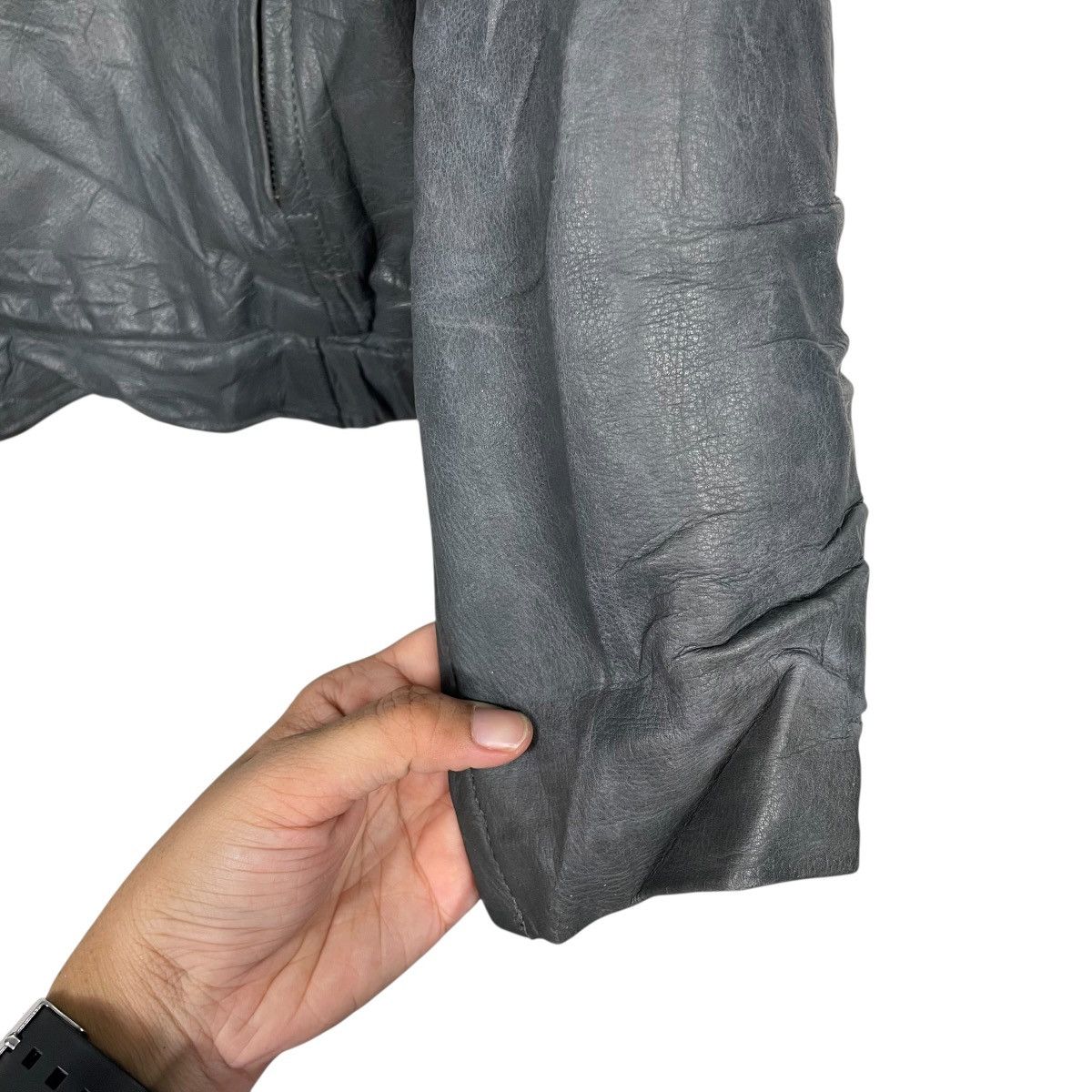 Japanese Brand Vtg Kushitani Motorcycle Biker Leather Jacket Size US M / EU 48-50 / 2 - 13 Thumbnail