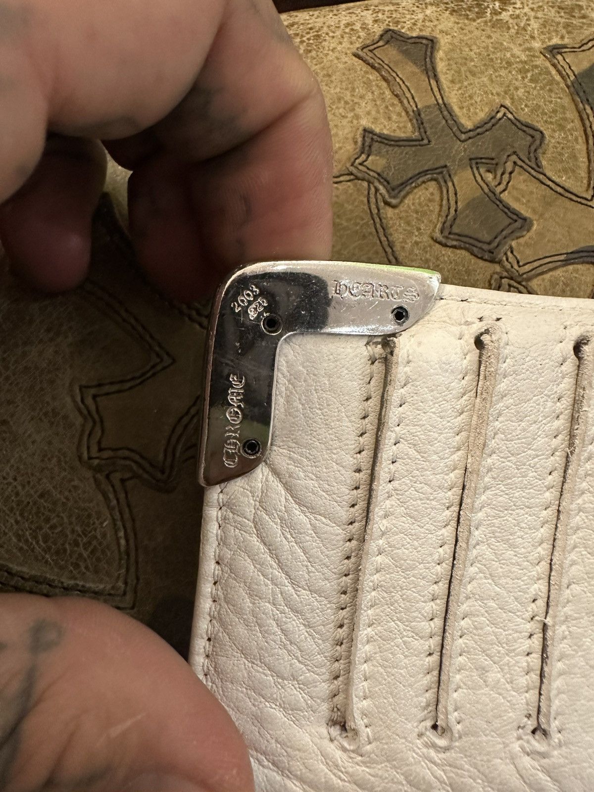 Chrome Hearts Chrome Hearts white alligator CROC wallet travel keep all Size ONE SIZE - 13 Thumbnail