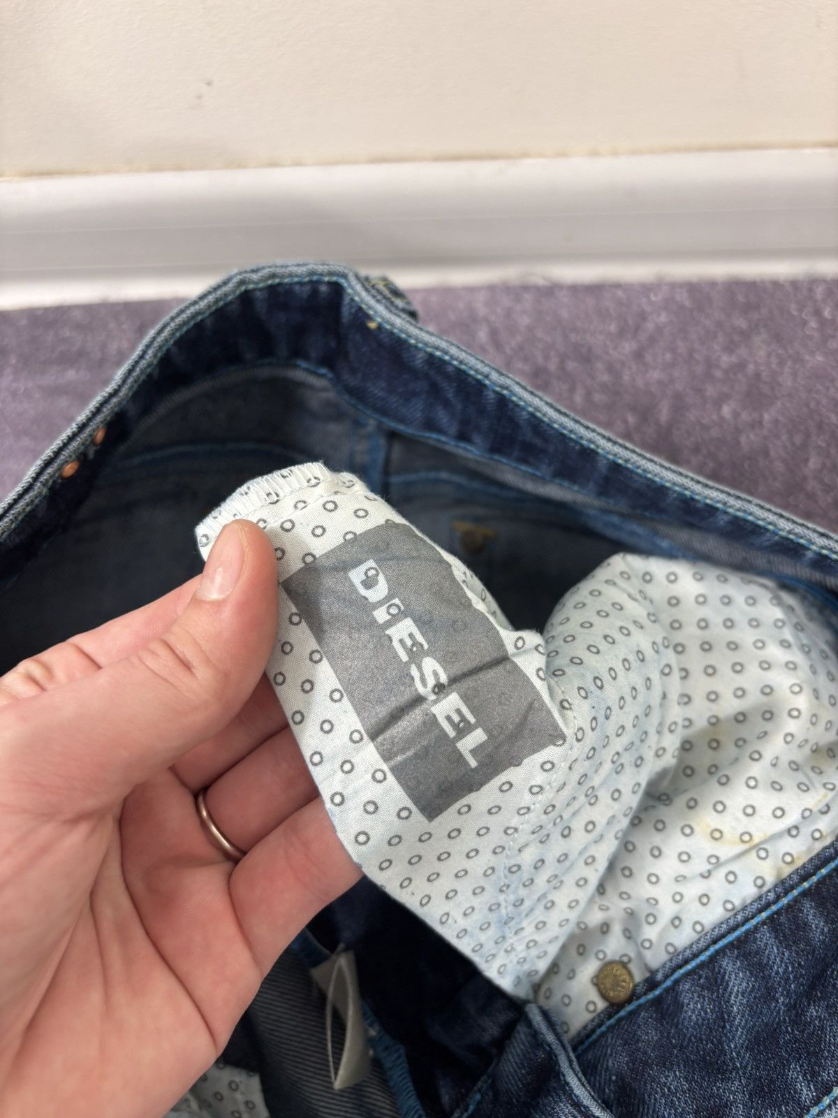 Adidas × Diesel Diesel X Adidas Sample F/W08 NWT Women’s Blue Denim Jeans Size 28" / US 6 / IT 42 - 12 Thumbnail