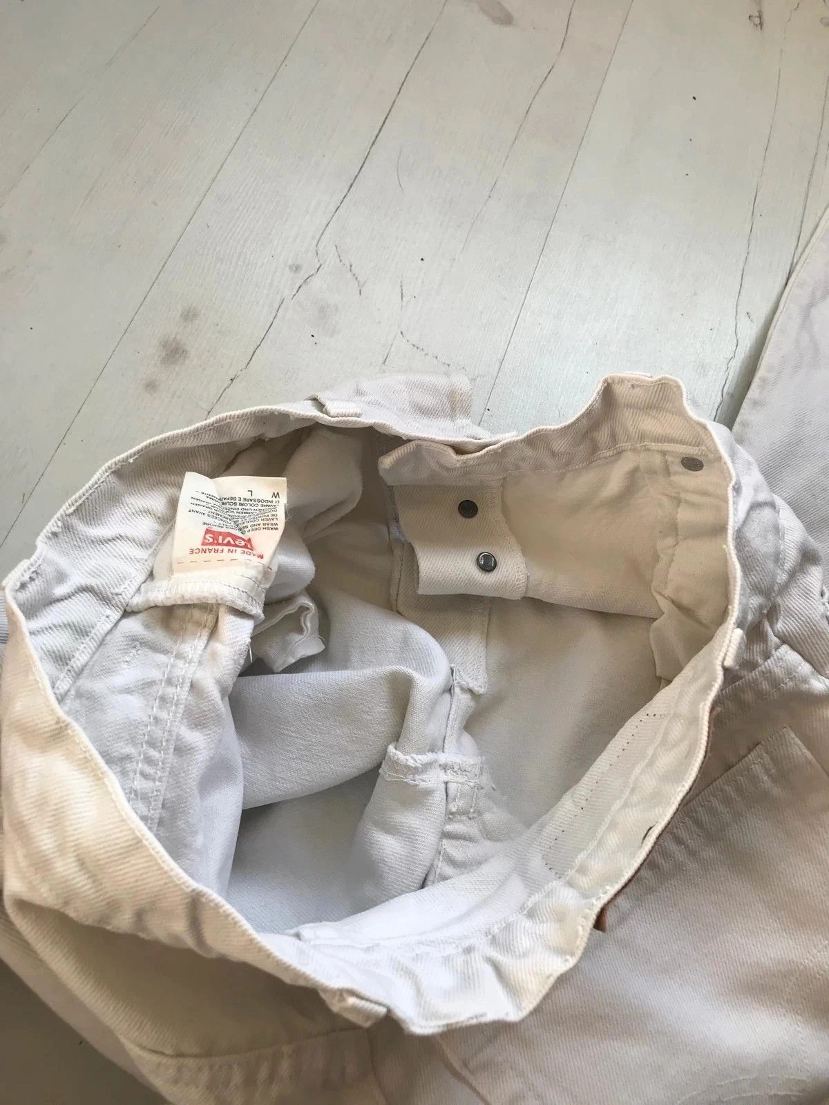 Levi's Levi's 80s Vintage White Denim White Tab Sz W 33 L 34 1983 Size US 33 - 11 Thumbnail