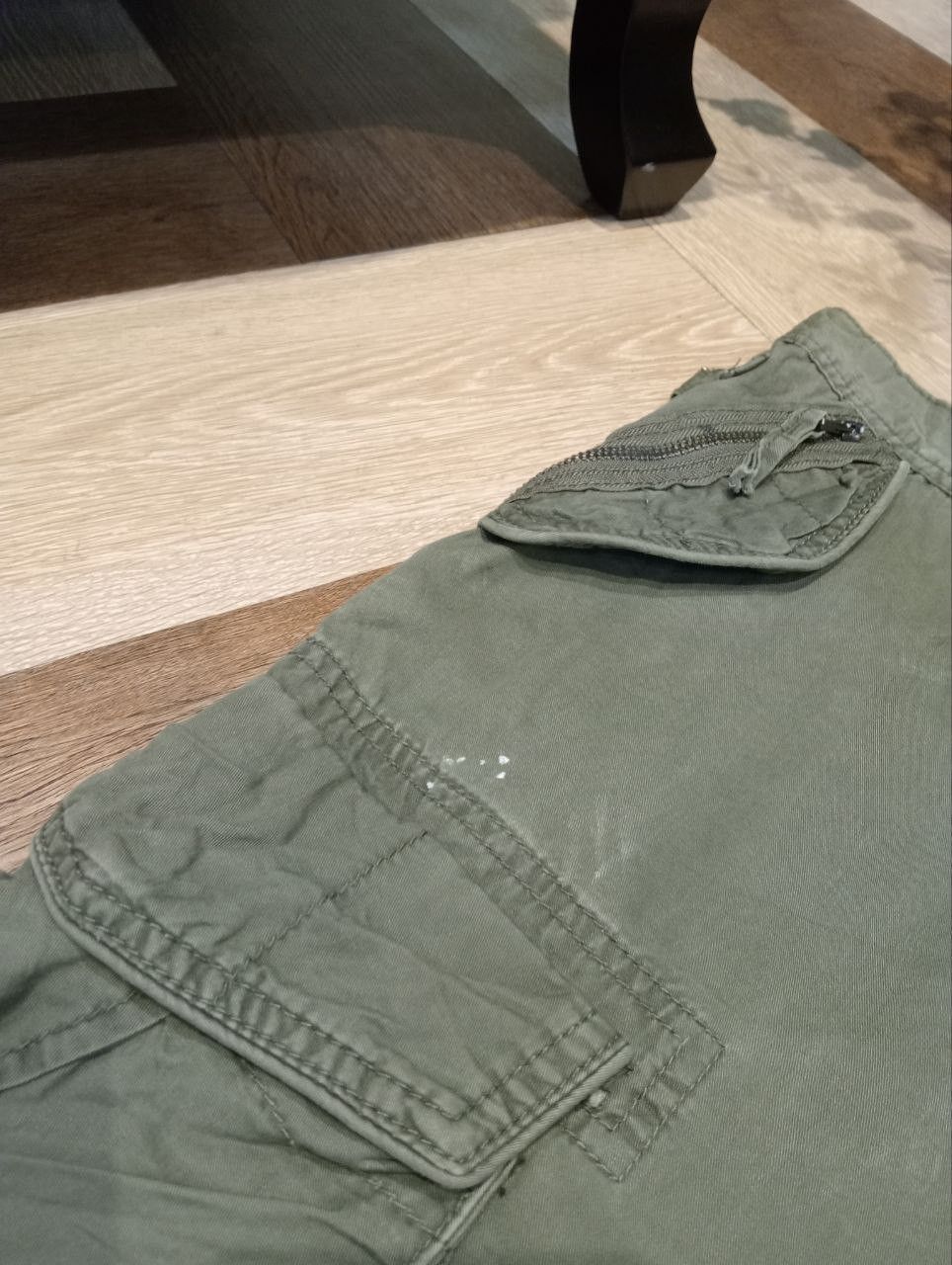 JACKROSE JACKROSE JAPAN FLARED CARGO PANTS SIZE 33 GREEN ARMY Size US 33 - 5 Thumbnail
