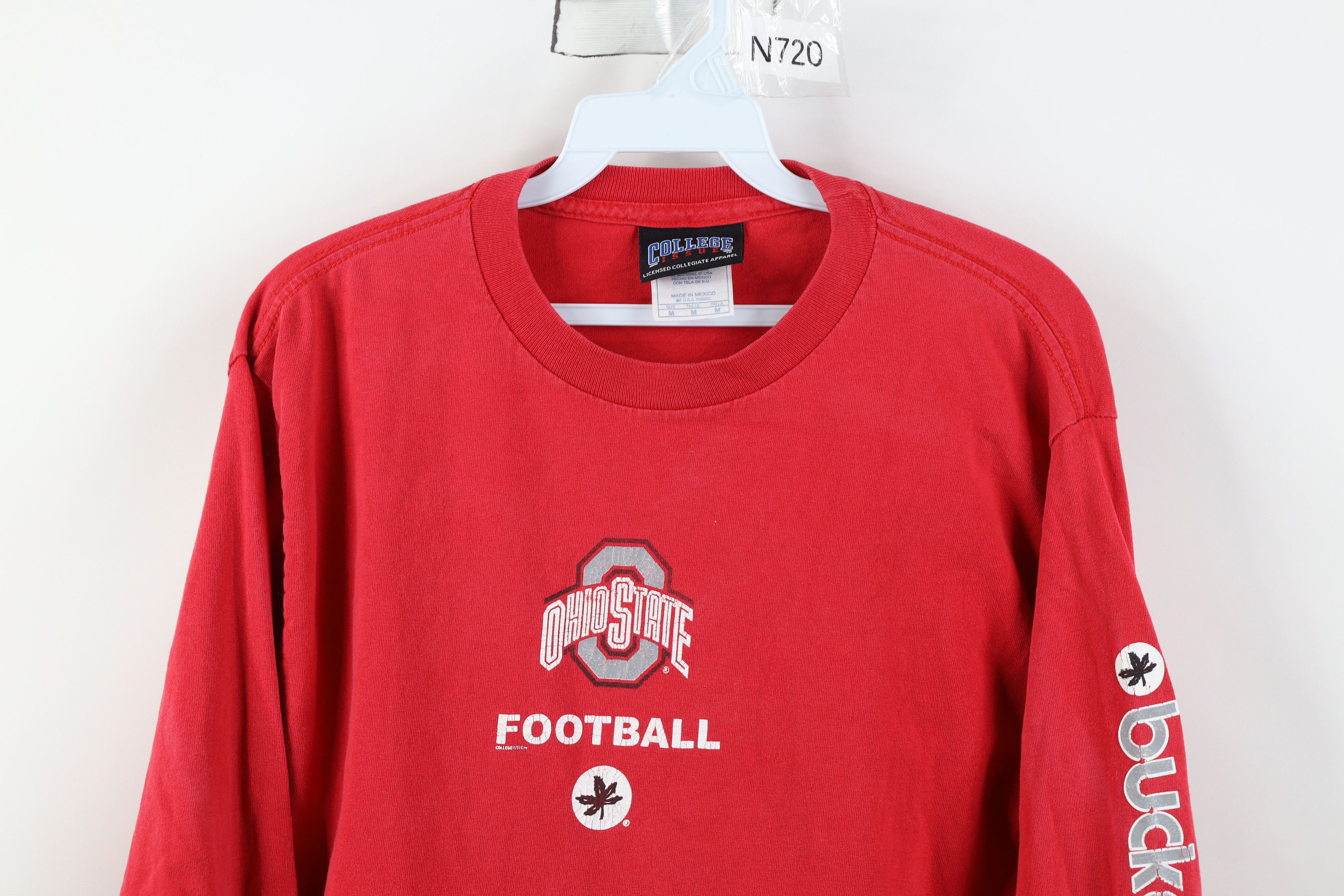 Vintage Vintage 90s Y2K Ohio State University Long Sleeve T-Shirt Size US M / EU 48-50 / 2 - 2 Thumbnail