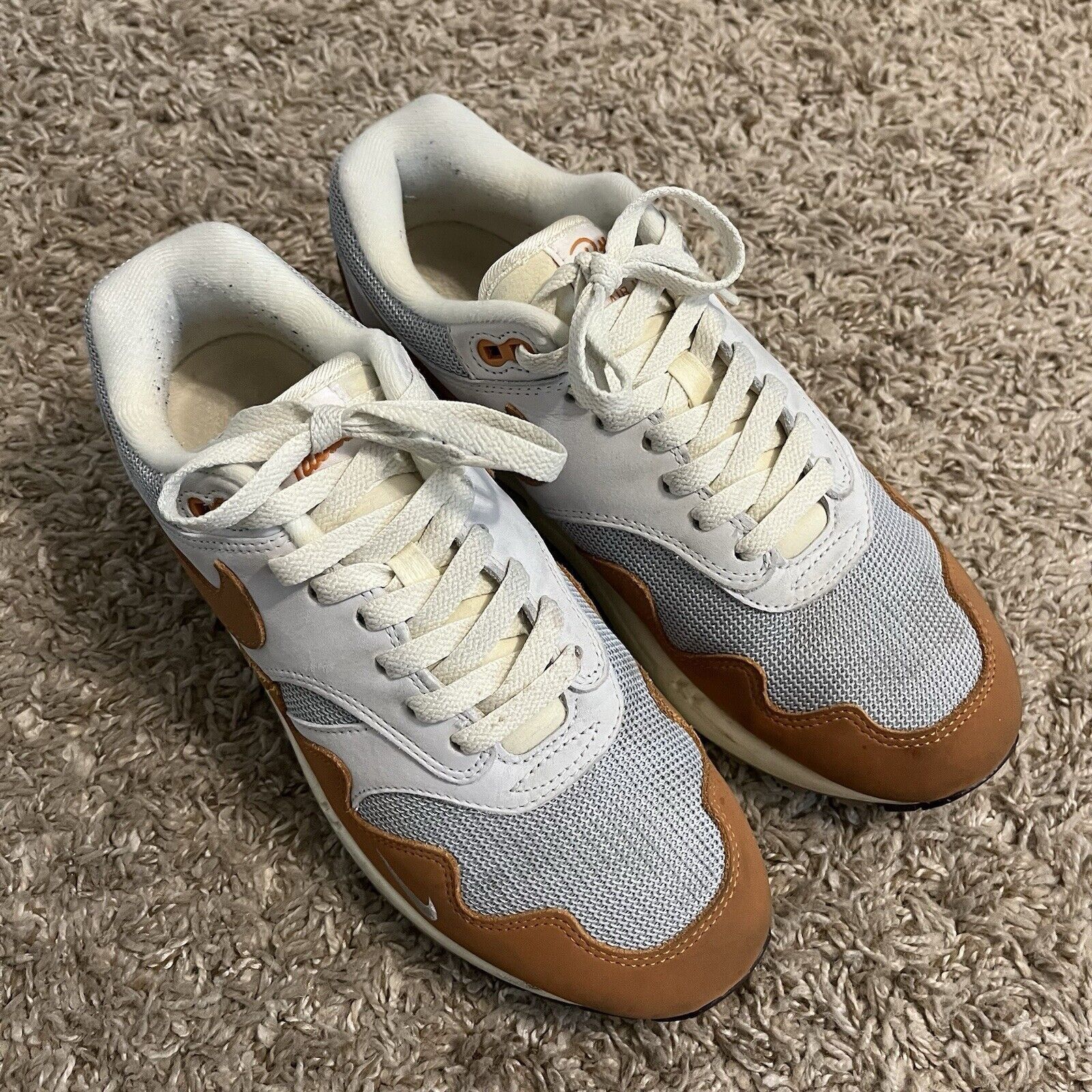 Nike Air Max 1 Patta Waves Monarch DH1348-001 Sneakers Shoes Size US 8 / EU 41 - 2 Thumbnail