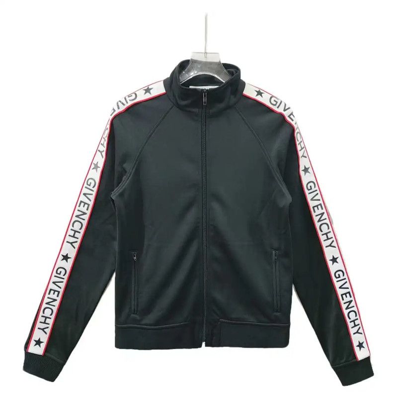 Givenchy Givenchy Black Men's Track Jacket 0089 Size US S / EU 44-46 / 1 - 1 Thumbnail